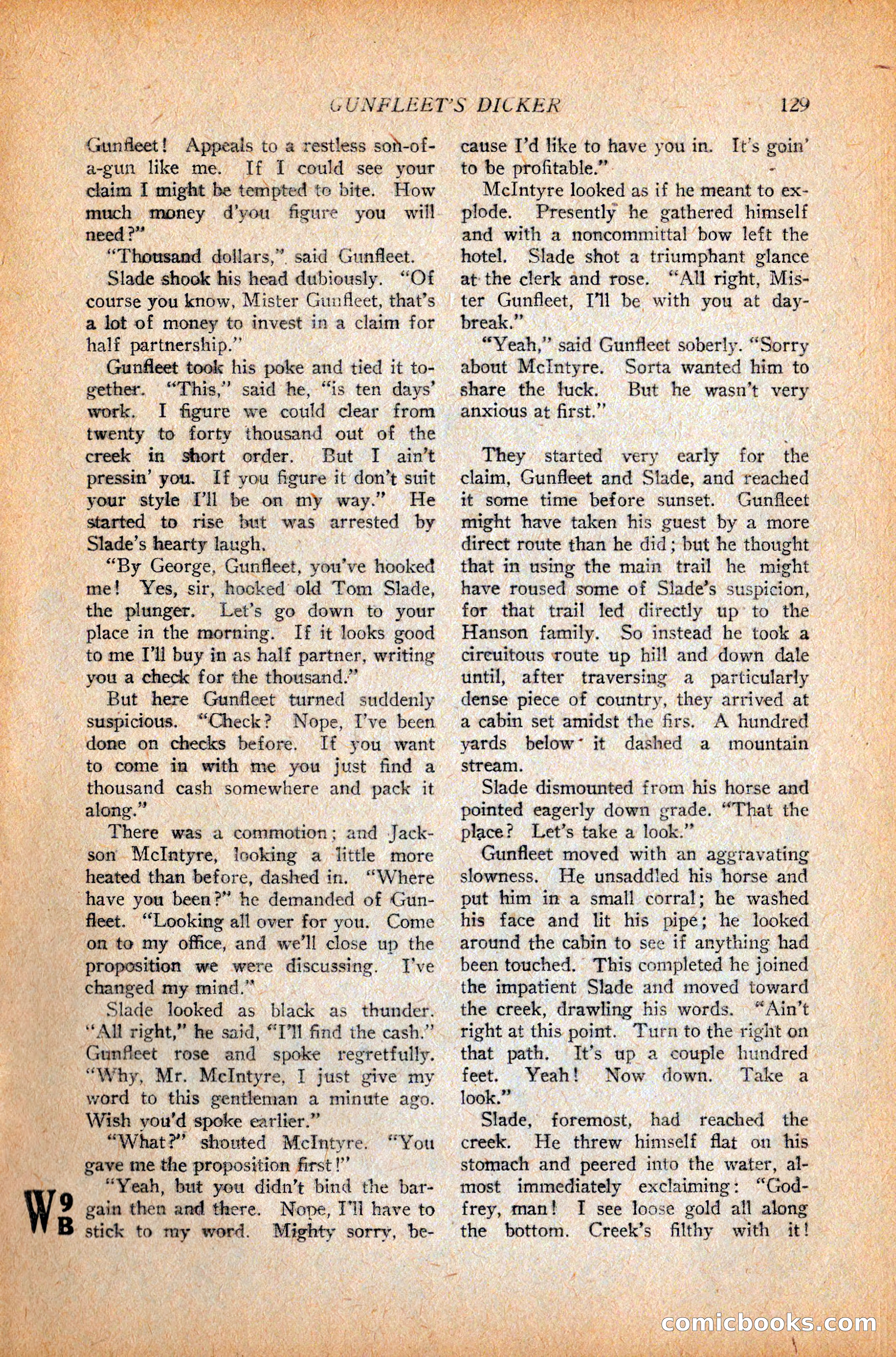 Western Story Magazine, October 9, 1926 — page 131 of 148