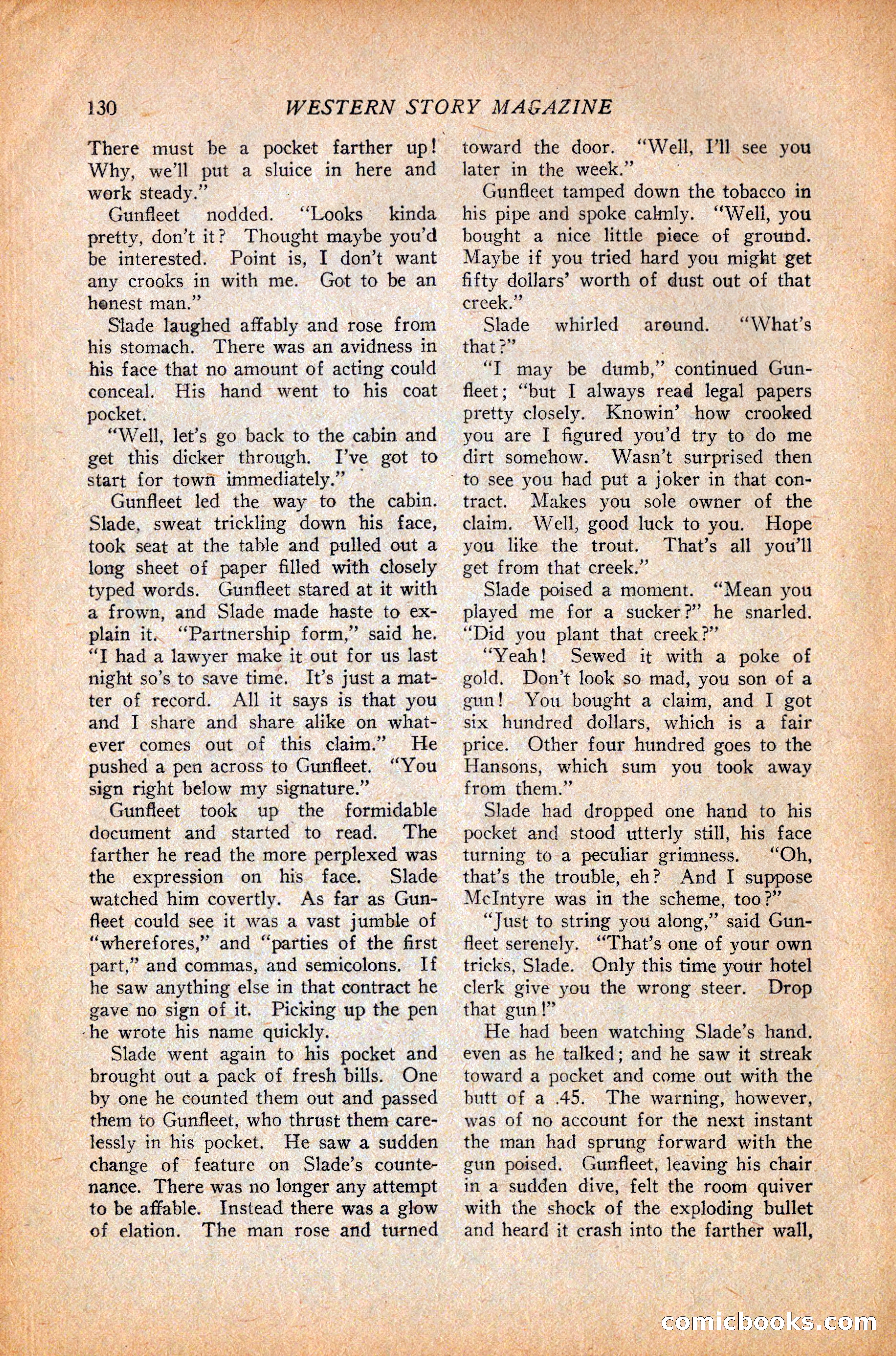 Western Story Magazine, October 9, 1926 — page 132 of 148