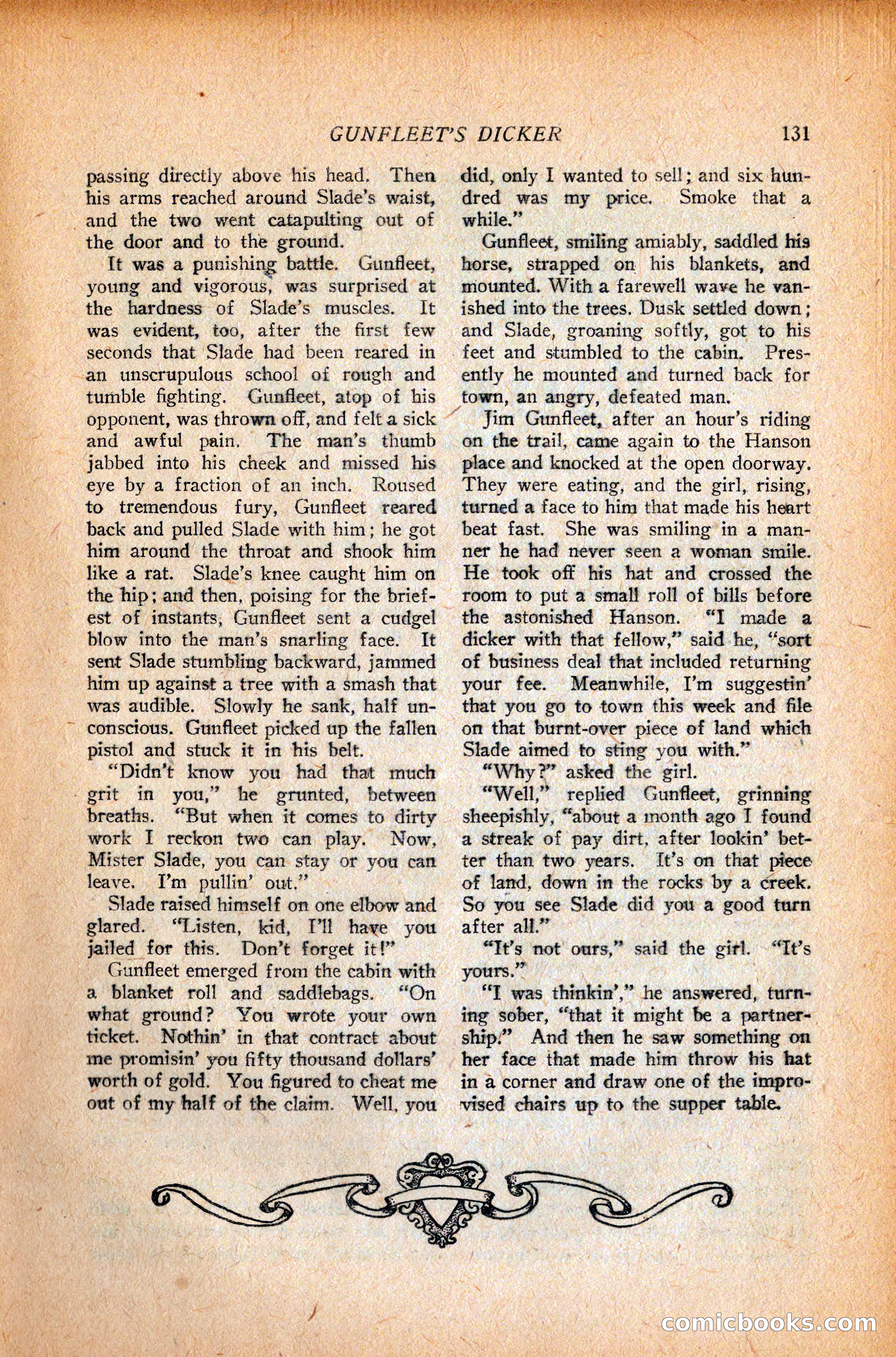 Western Story Magazine, October 9, 1926 — page 133 of 148