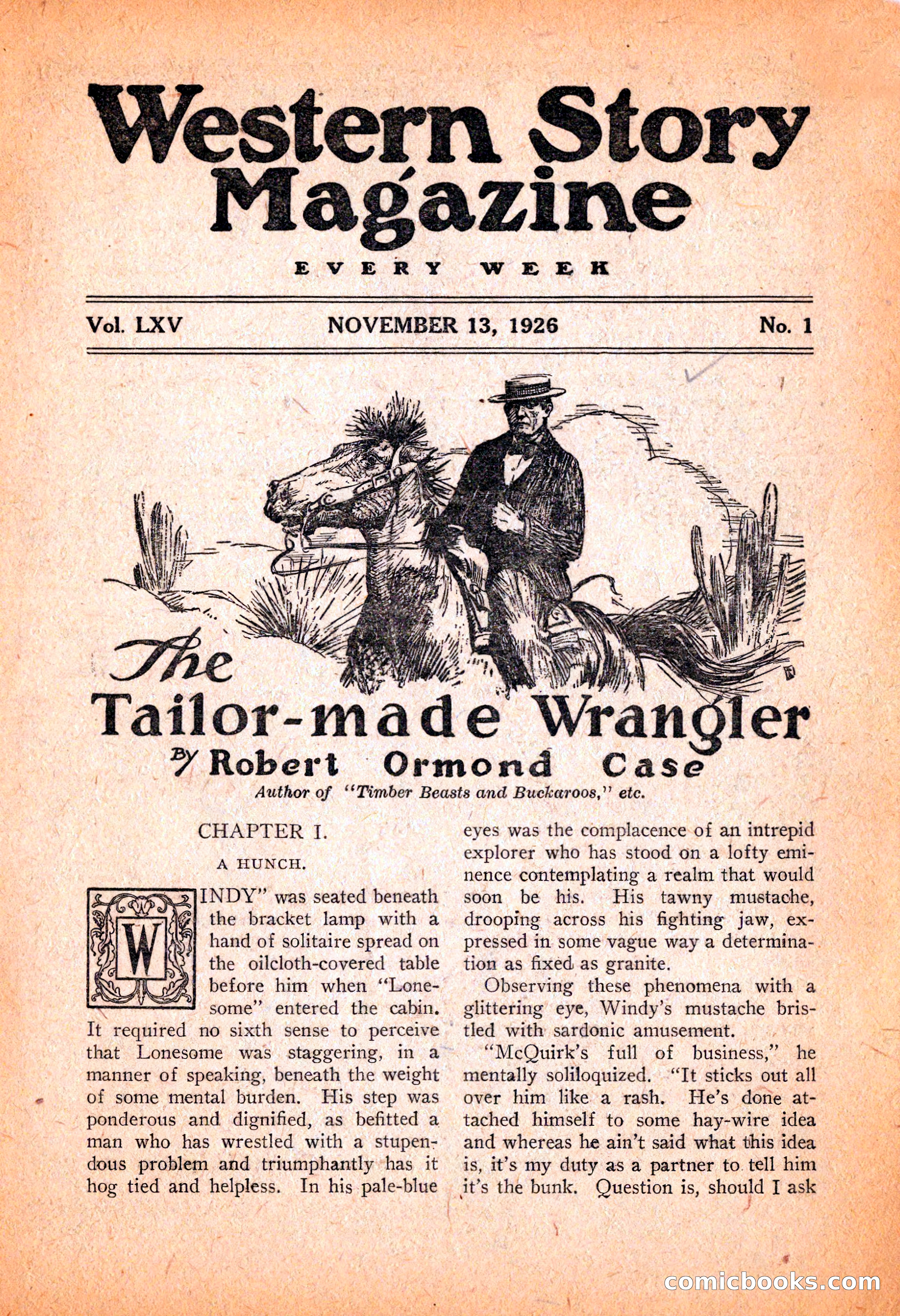 Western Story Magazine, November 13, 1926 — page 5 of 149