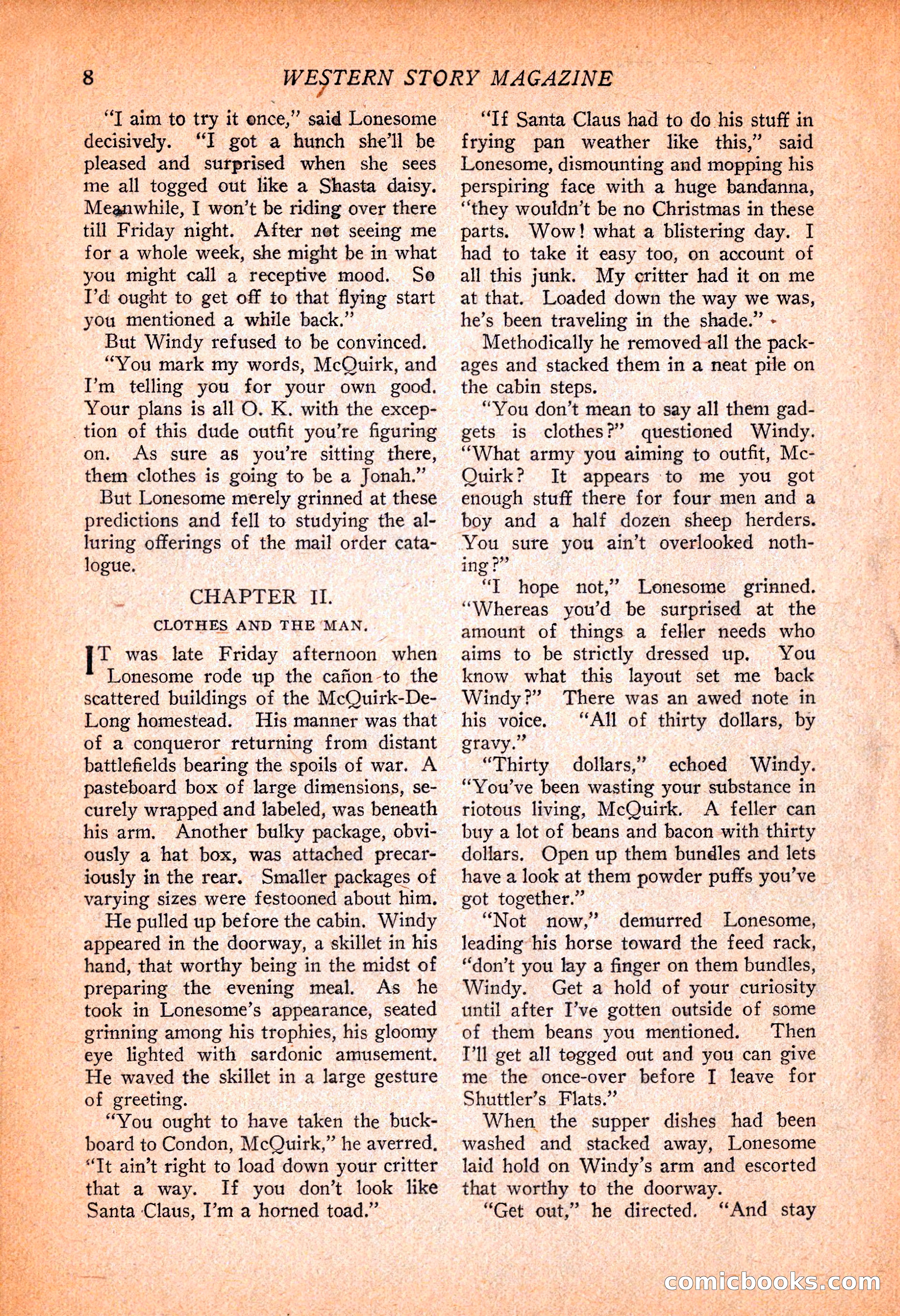 Western Story Magazine, November 13, 1926 — page 10 of 149