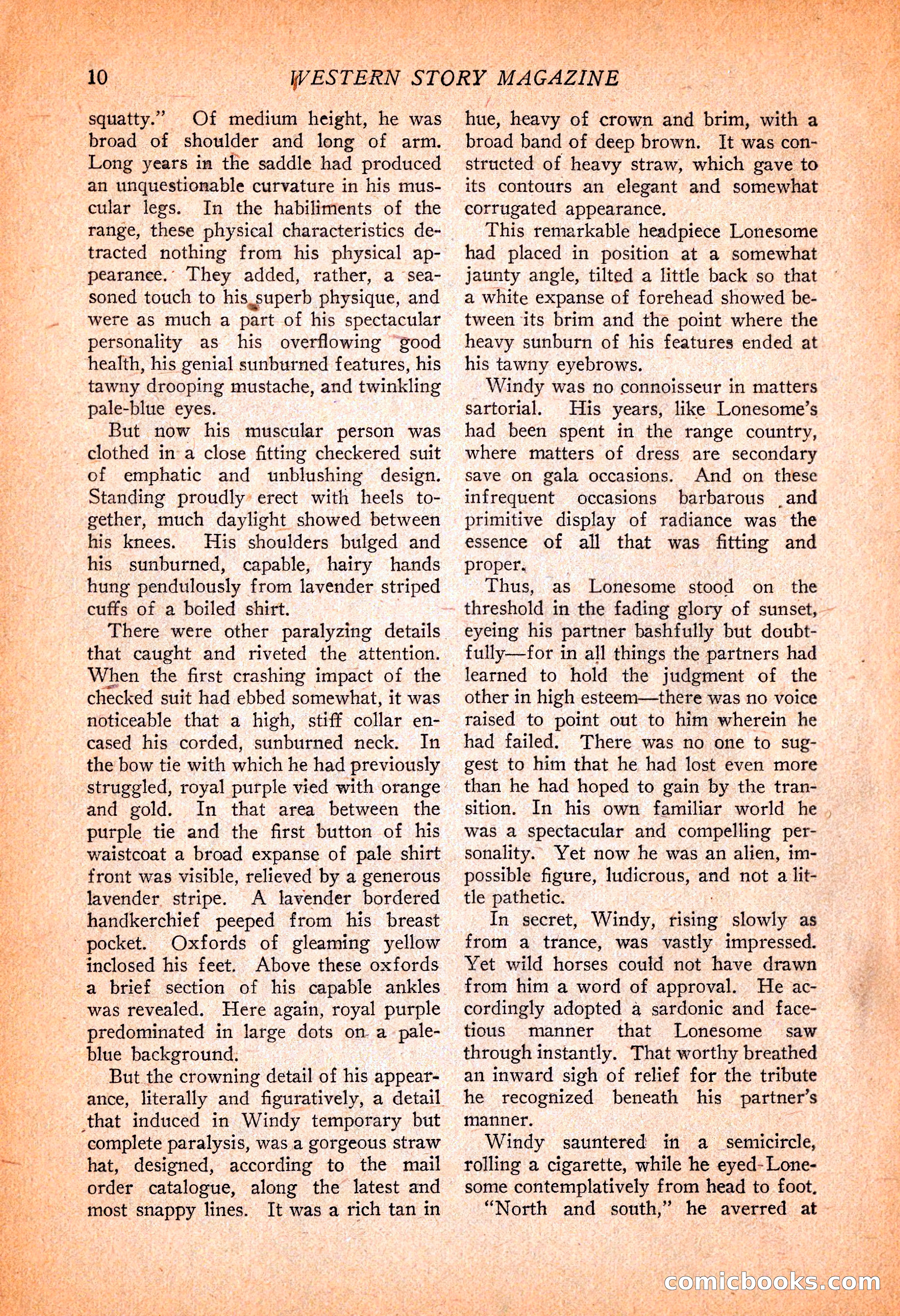 Western Story Magazine, November 13, 1926 — page 12 of 149
