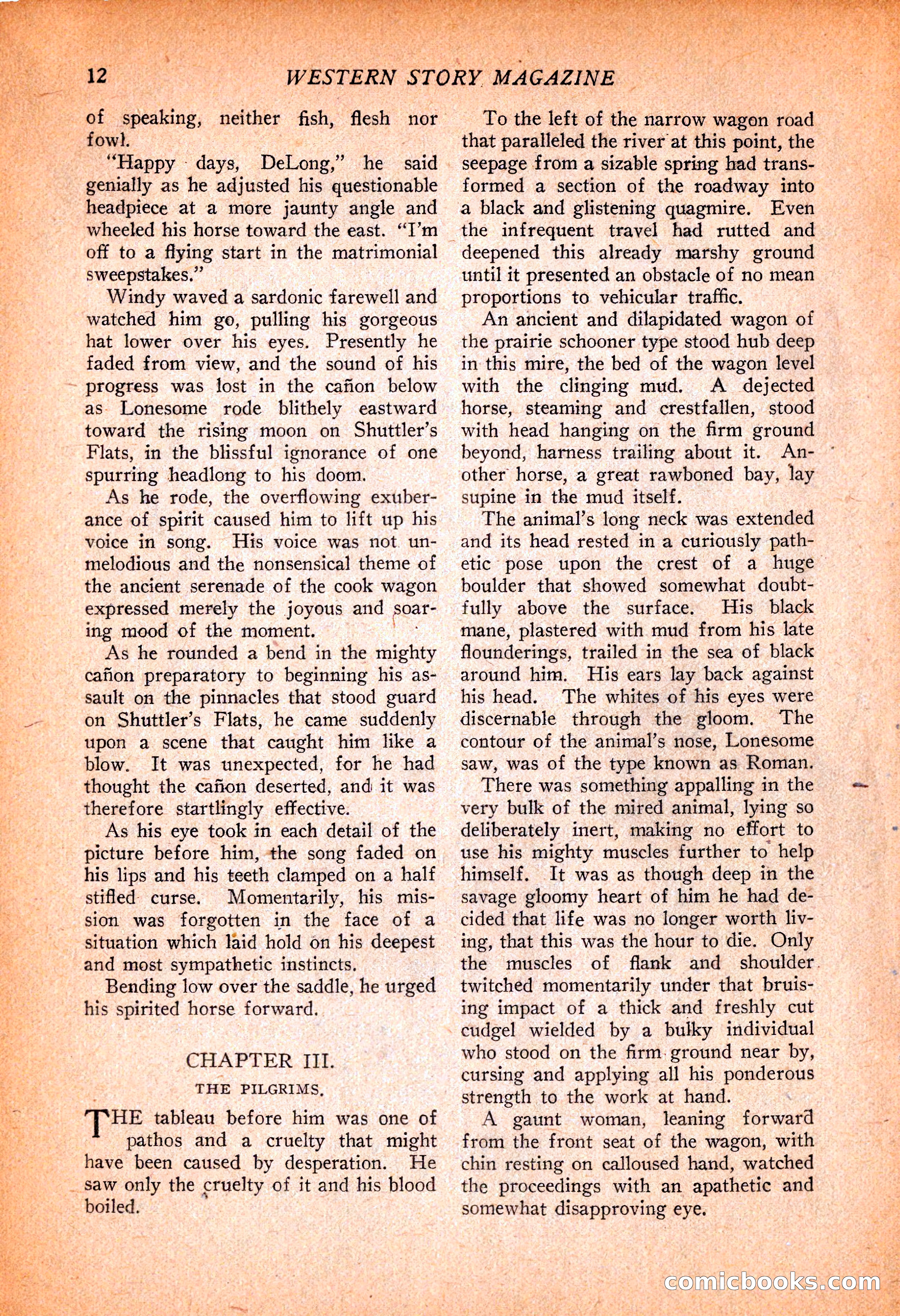 Western Story Magazine, November 13, 1926 — page 14 of 149