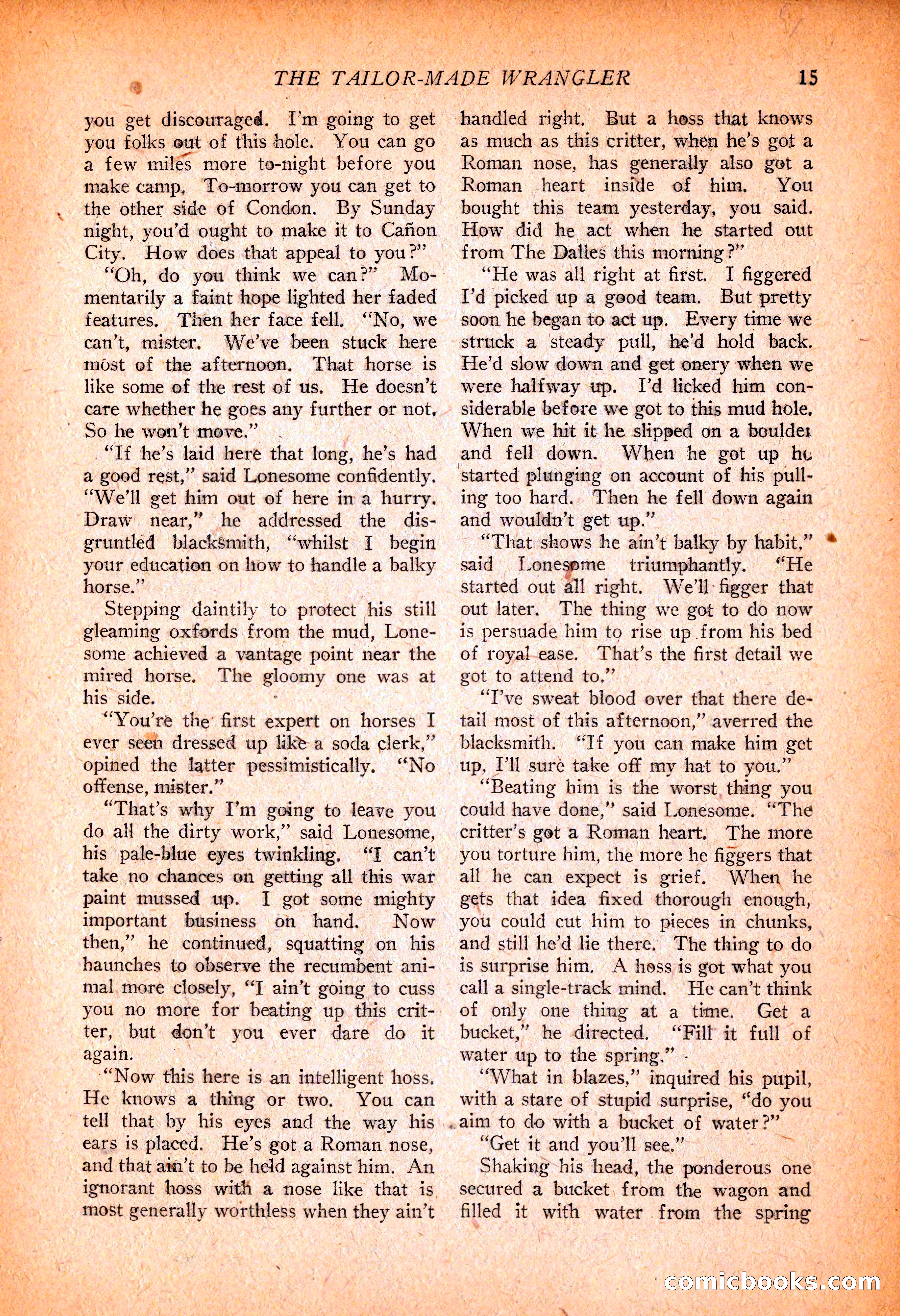 Western Story Magazine, November 13, 1926 — page 17 of 149