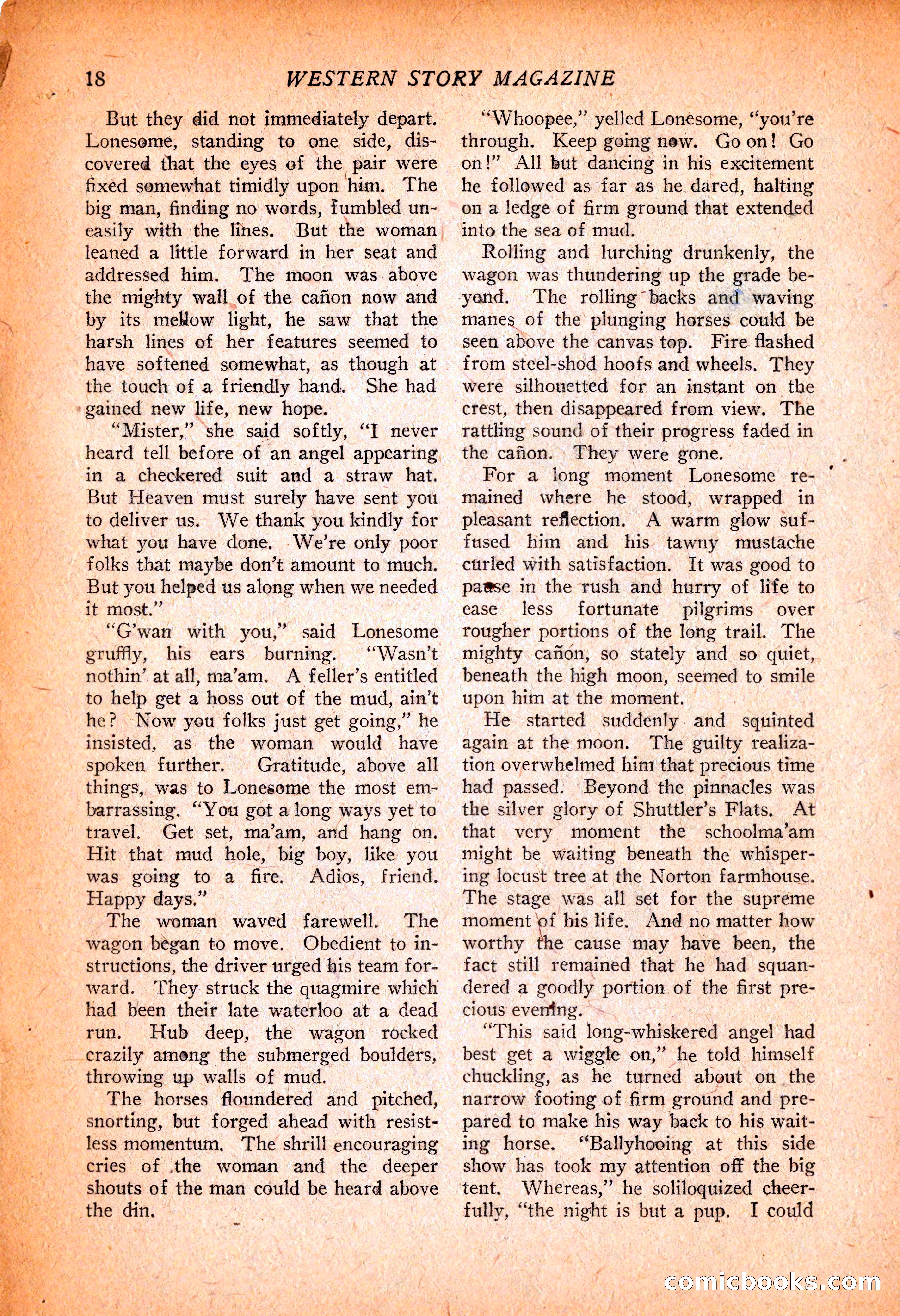 Western Story Magazine, November 13, 1926 — page 20 of 149