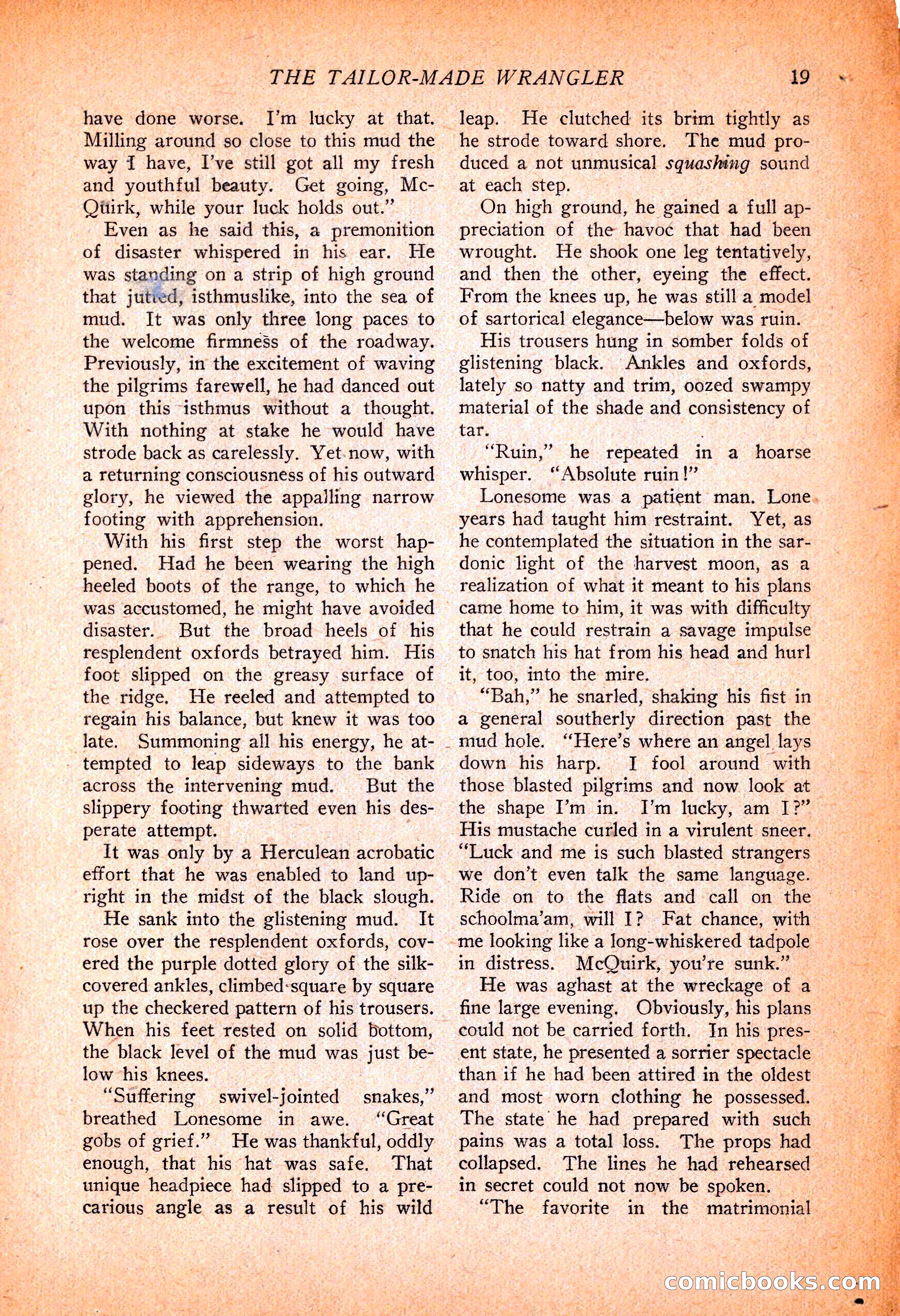 Western Story Magazine, November 13, 1926 — page 21 of 149