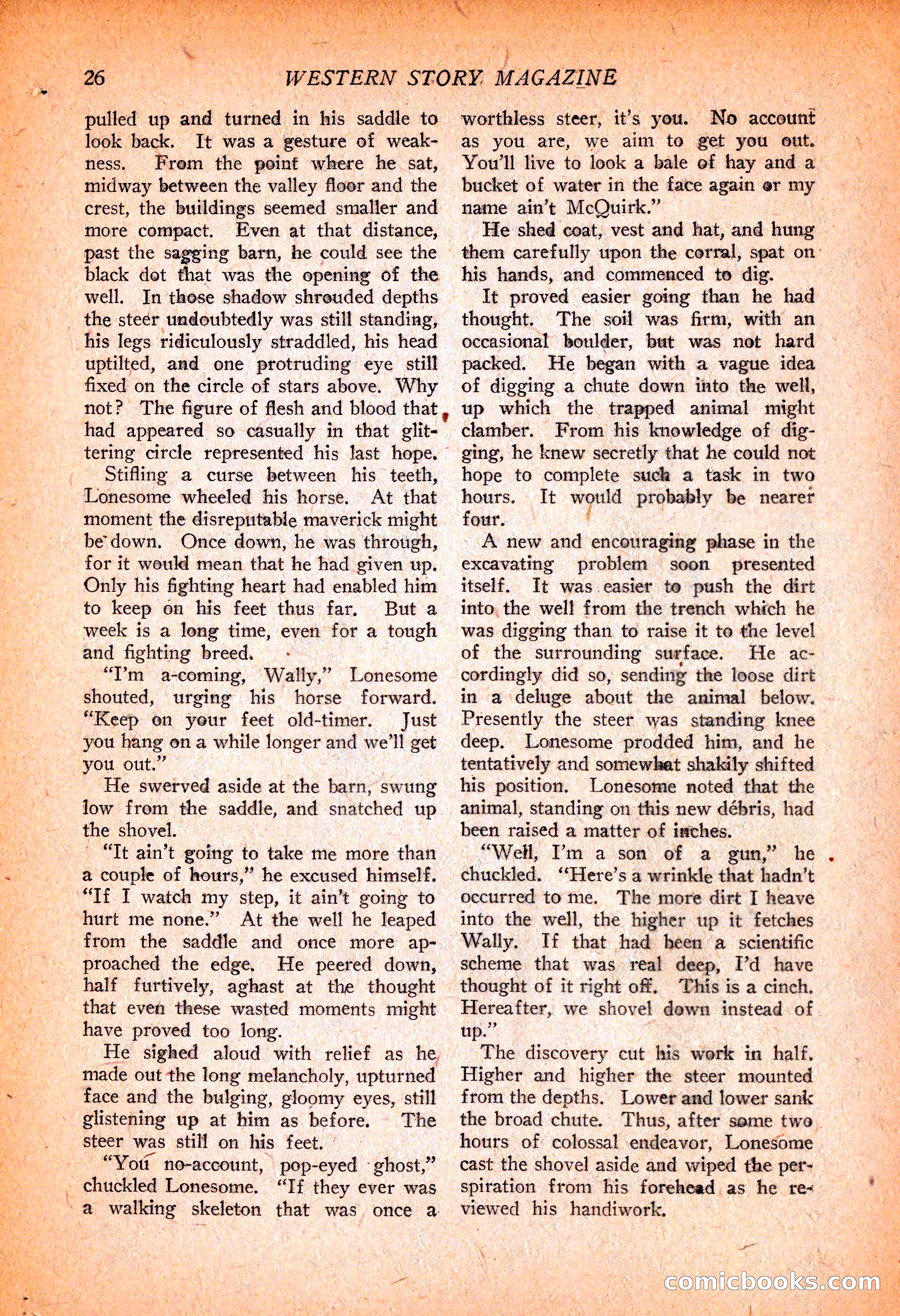 Western Story Magazine, November 13, 1926 — page 28 of 149