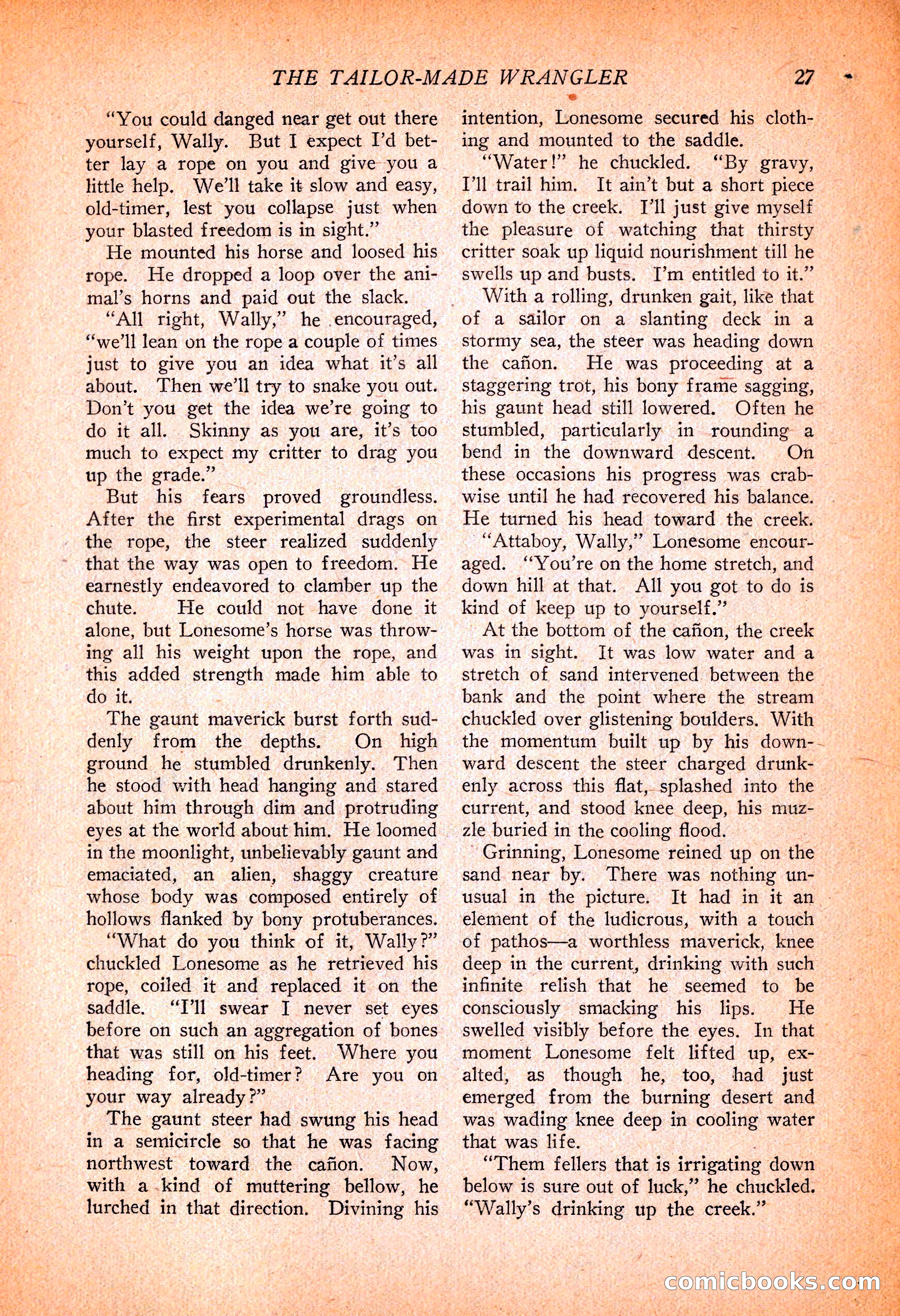 Western Story Magazine, November 13, 1926 — page 29 of 149