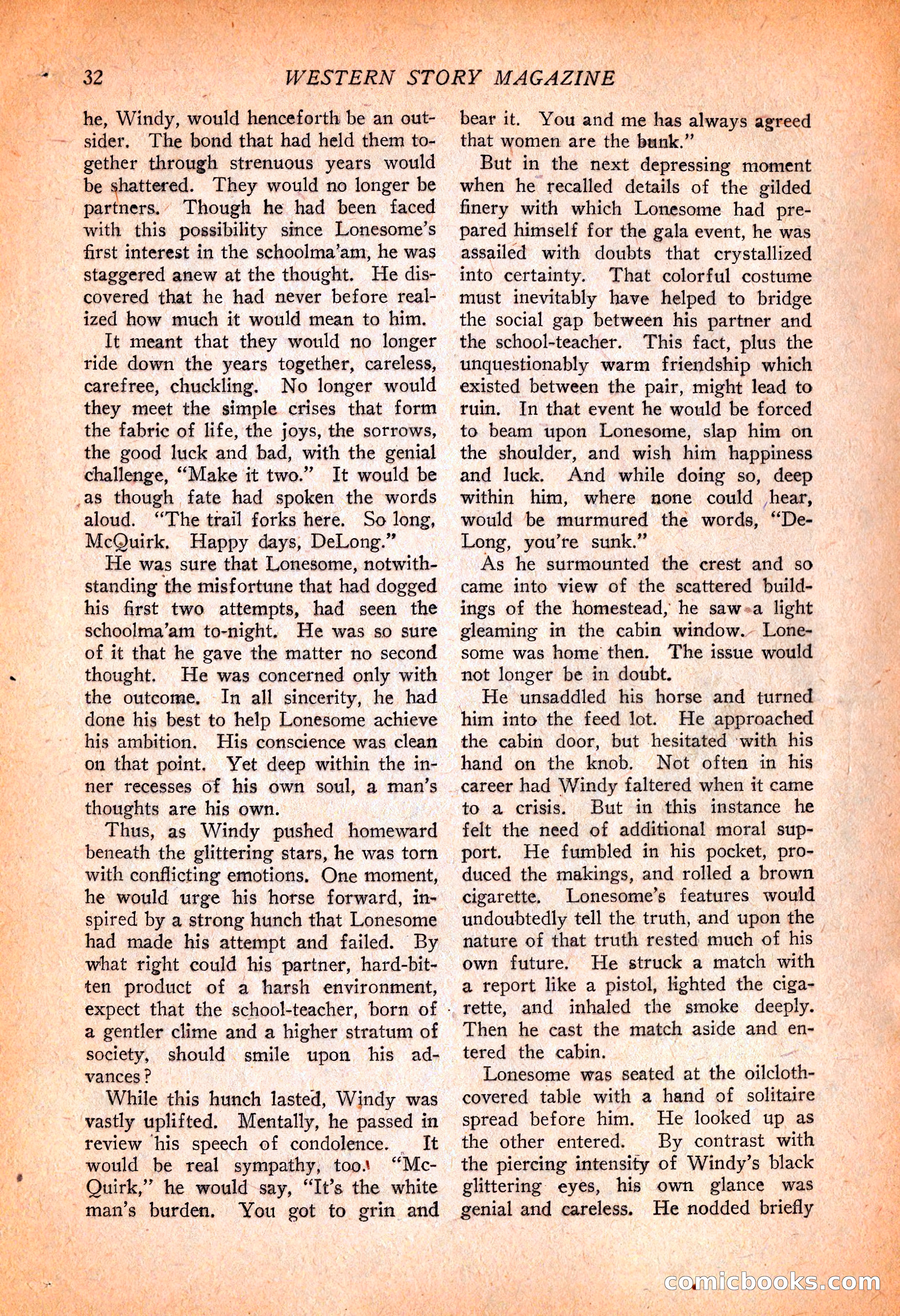 Western Story Magazine, November 13, 1926 — page 34 of 149