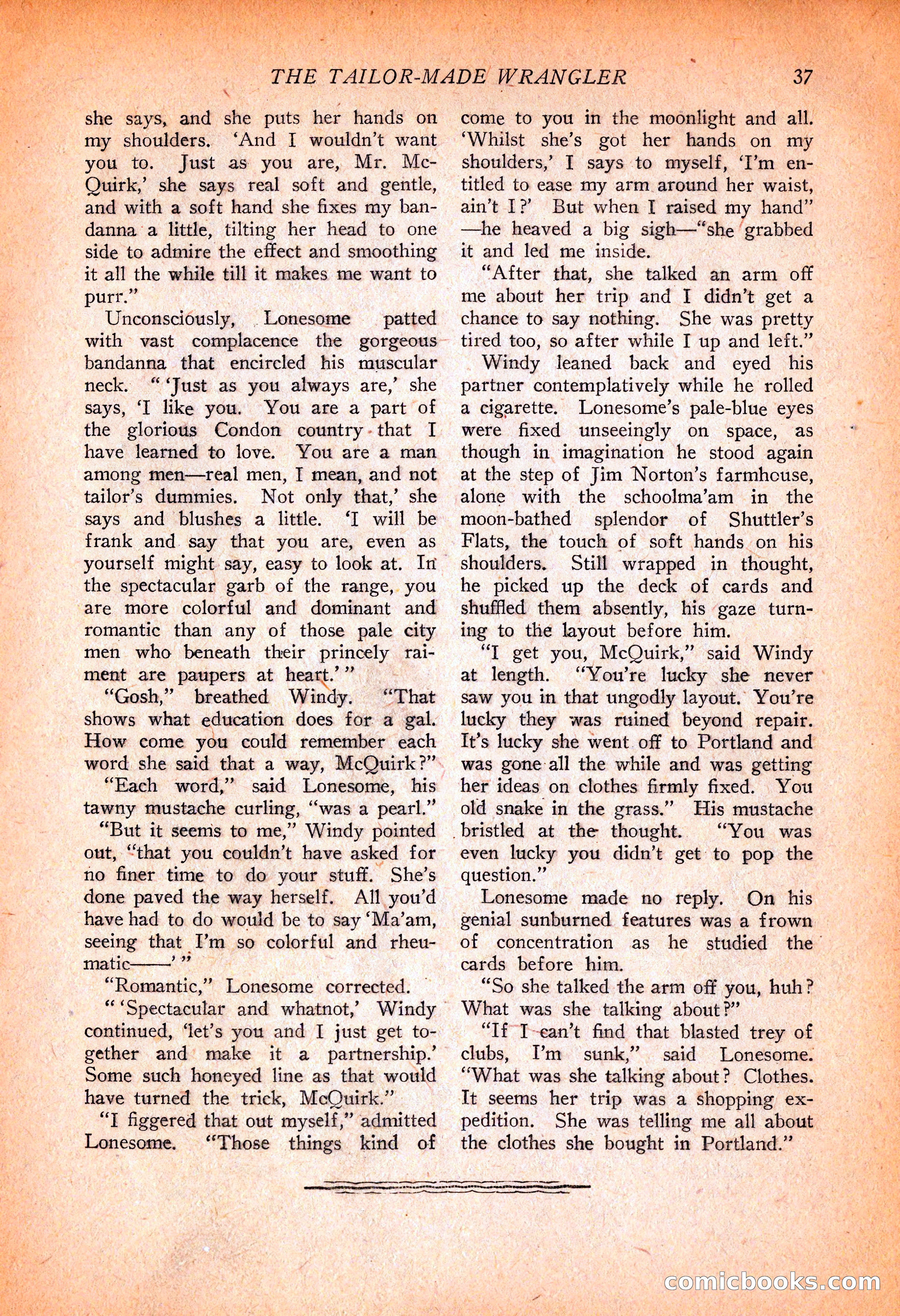 Western Story Magazine, November 13, 1926 — page 39 of 149