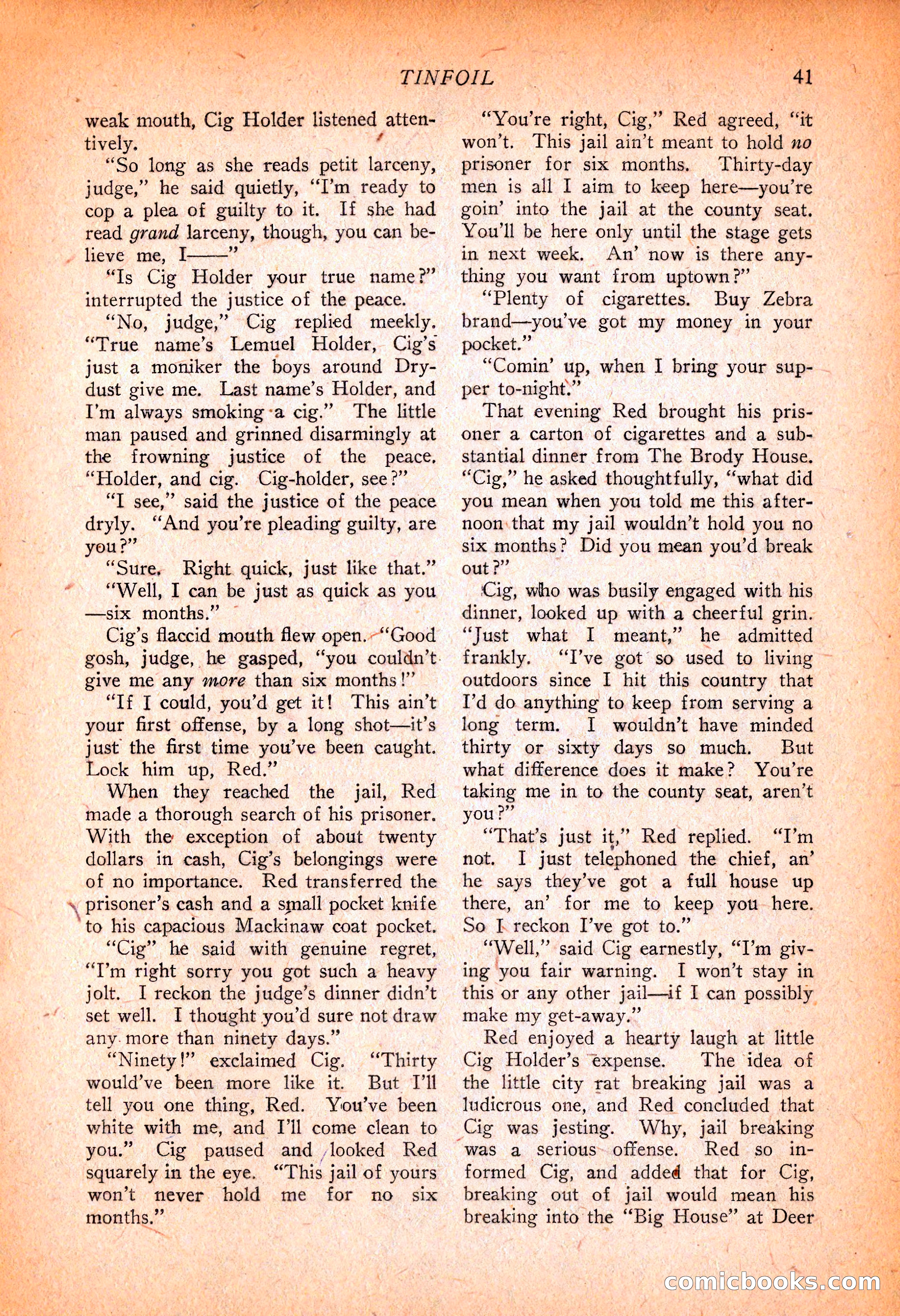 Western Story Magazine, November 13, 1926 — page 43 of 149