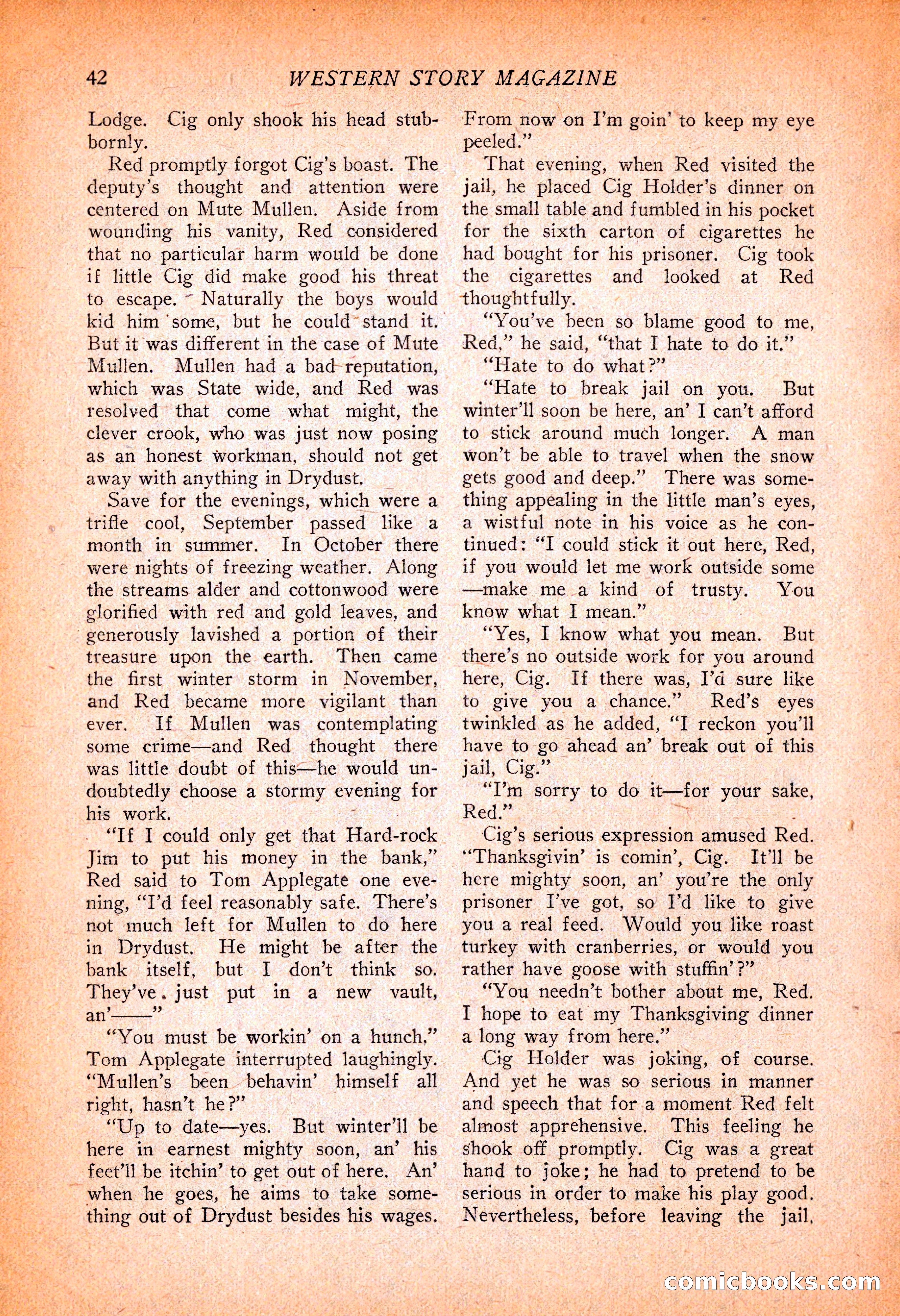 Western Story Magazine, November 13, 1926 — page 44 of 149