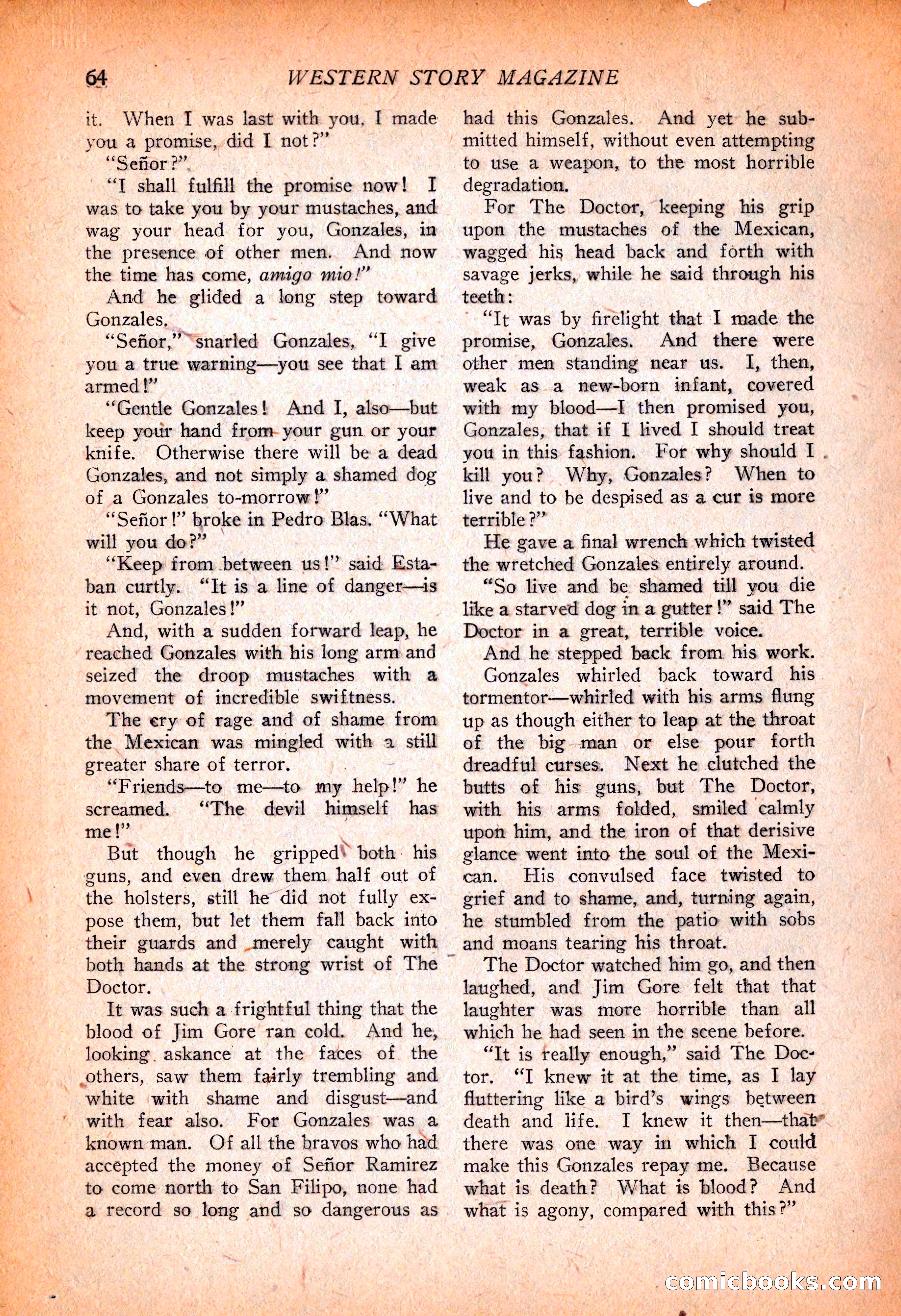 Western Story Magazine, November 13, 1926 — page 66 of 149
