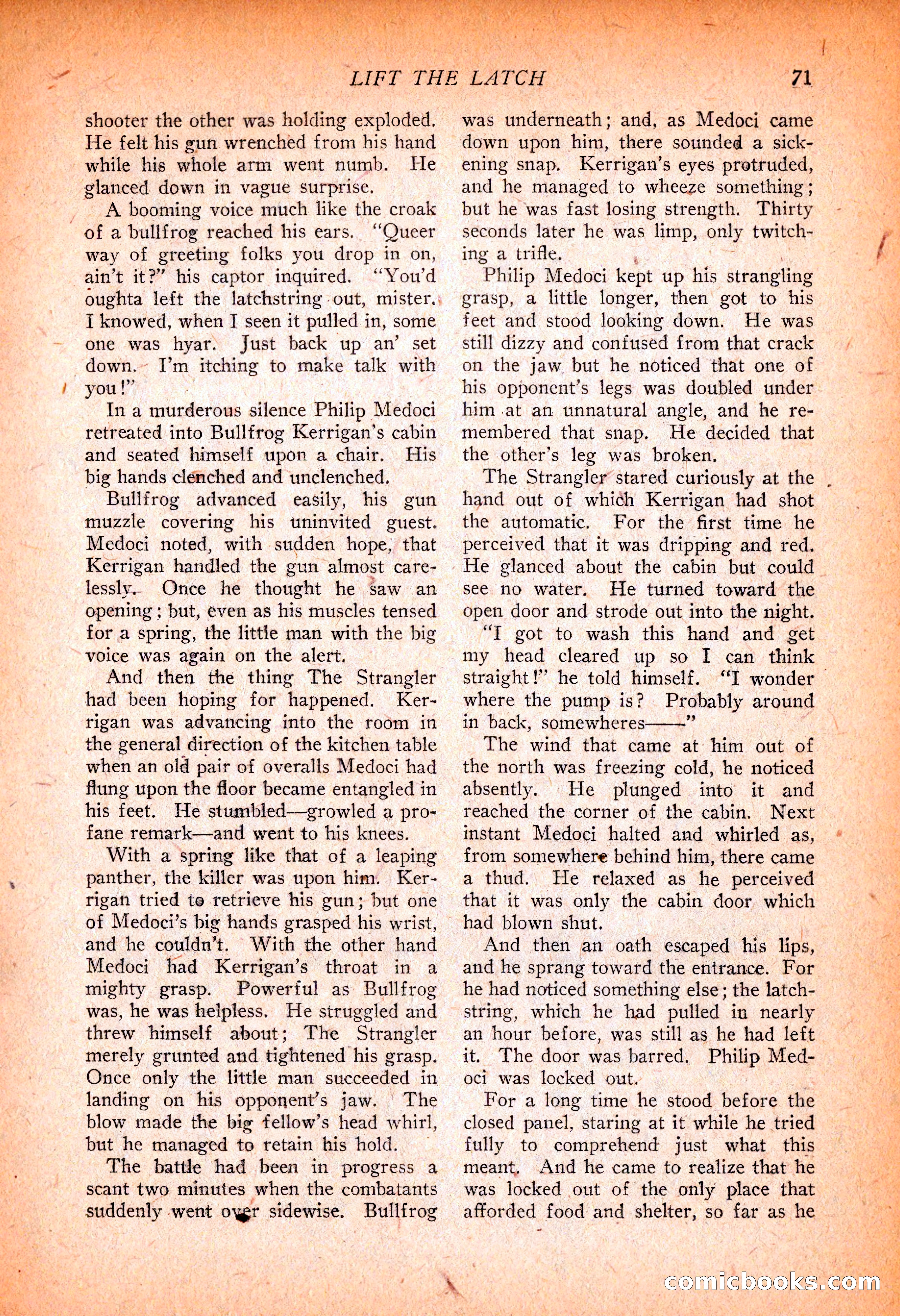 Western Story Magazine, November 13, 1926 — page 73 of 149
