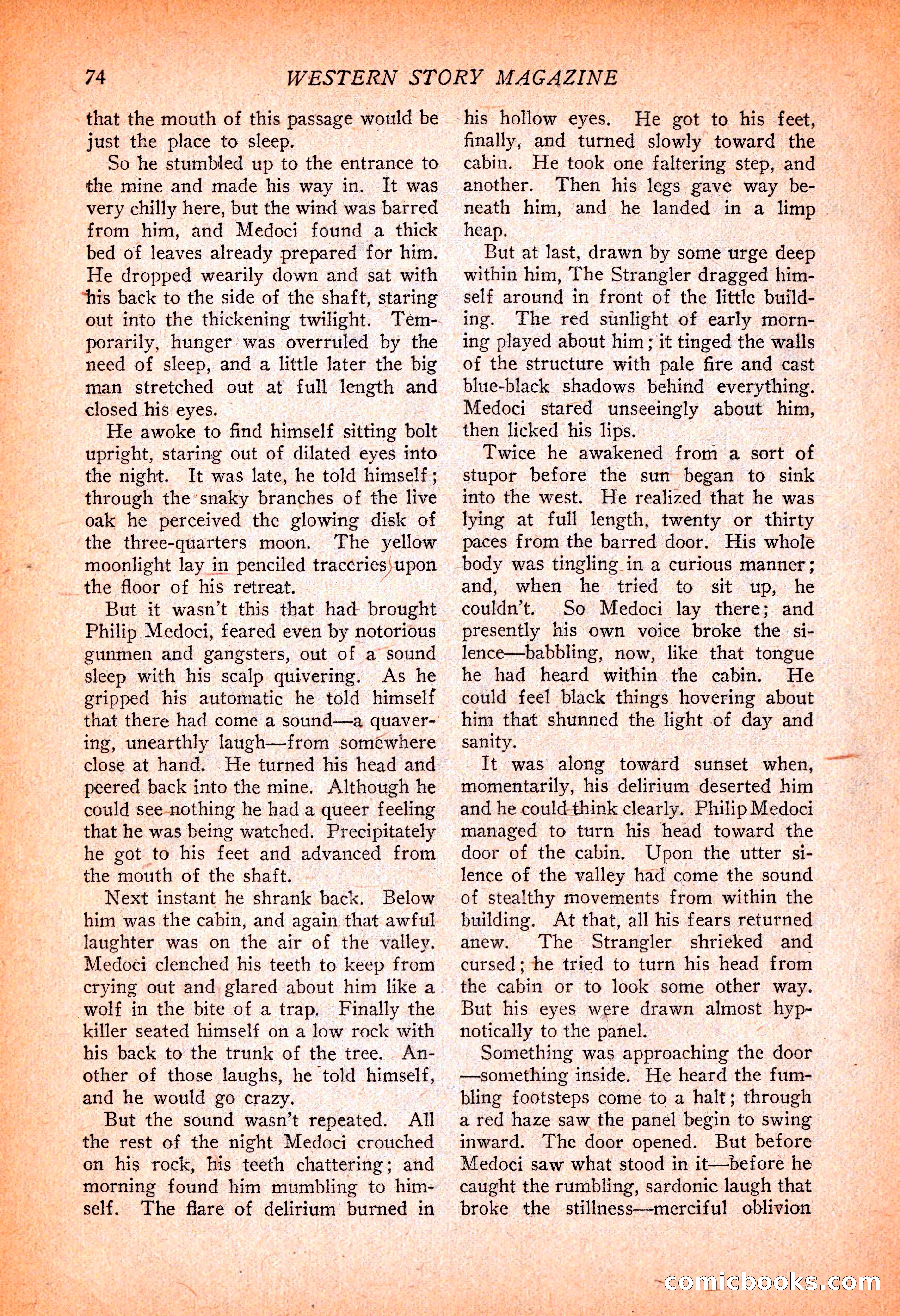 Western Story Magazine, November 13, 1926 — page 76 of 149