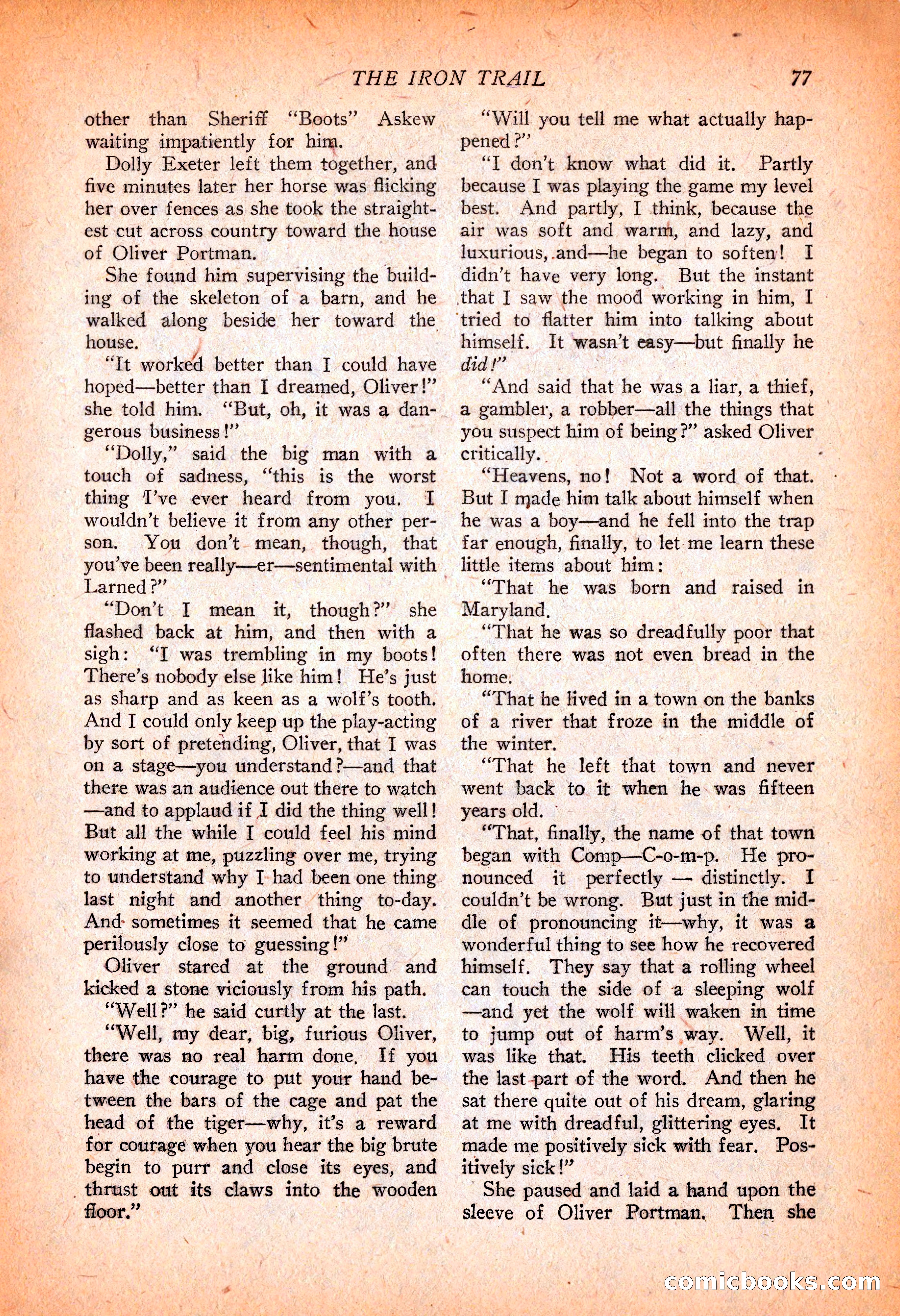 Western Story Magazine, November 13, 1926 — page 79 of 149