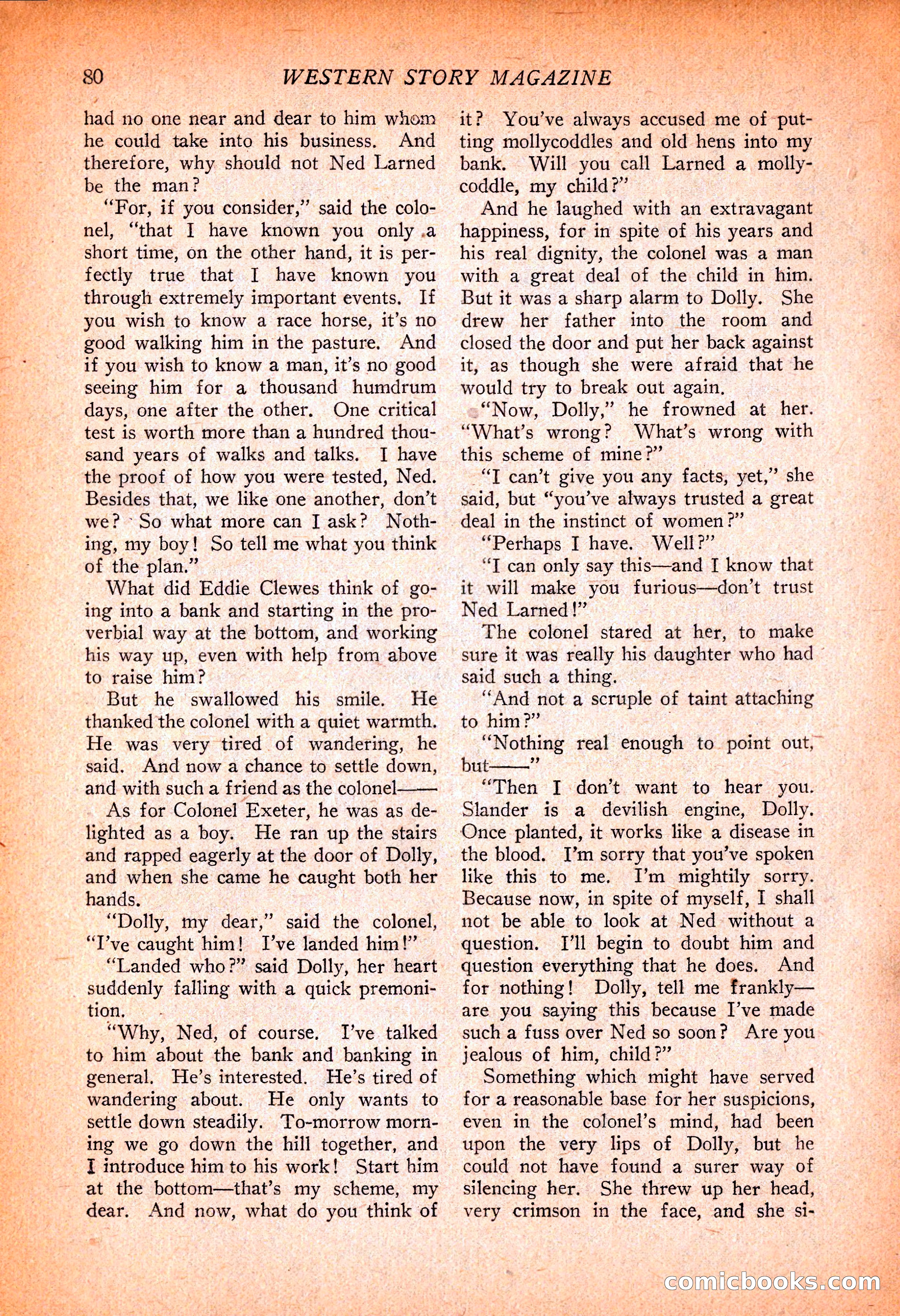 Western Story Magazine, November 13, 1926 — page 82 of 149