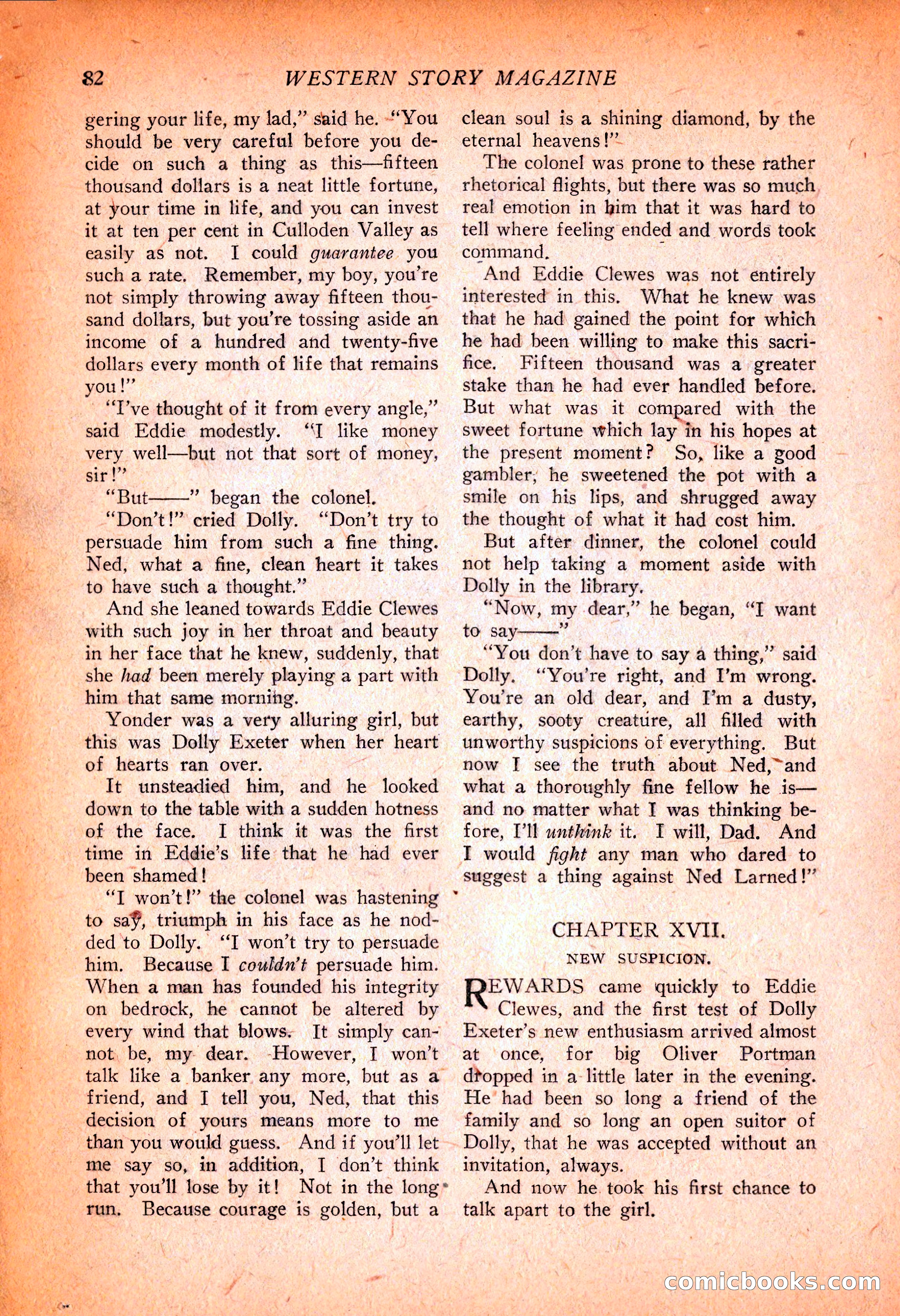 Western Story Magazine, November 13, 1926 — page 84 of 149