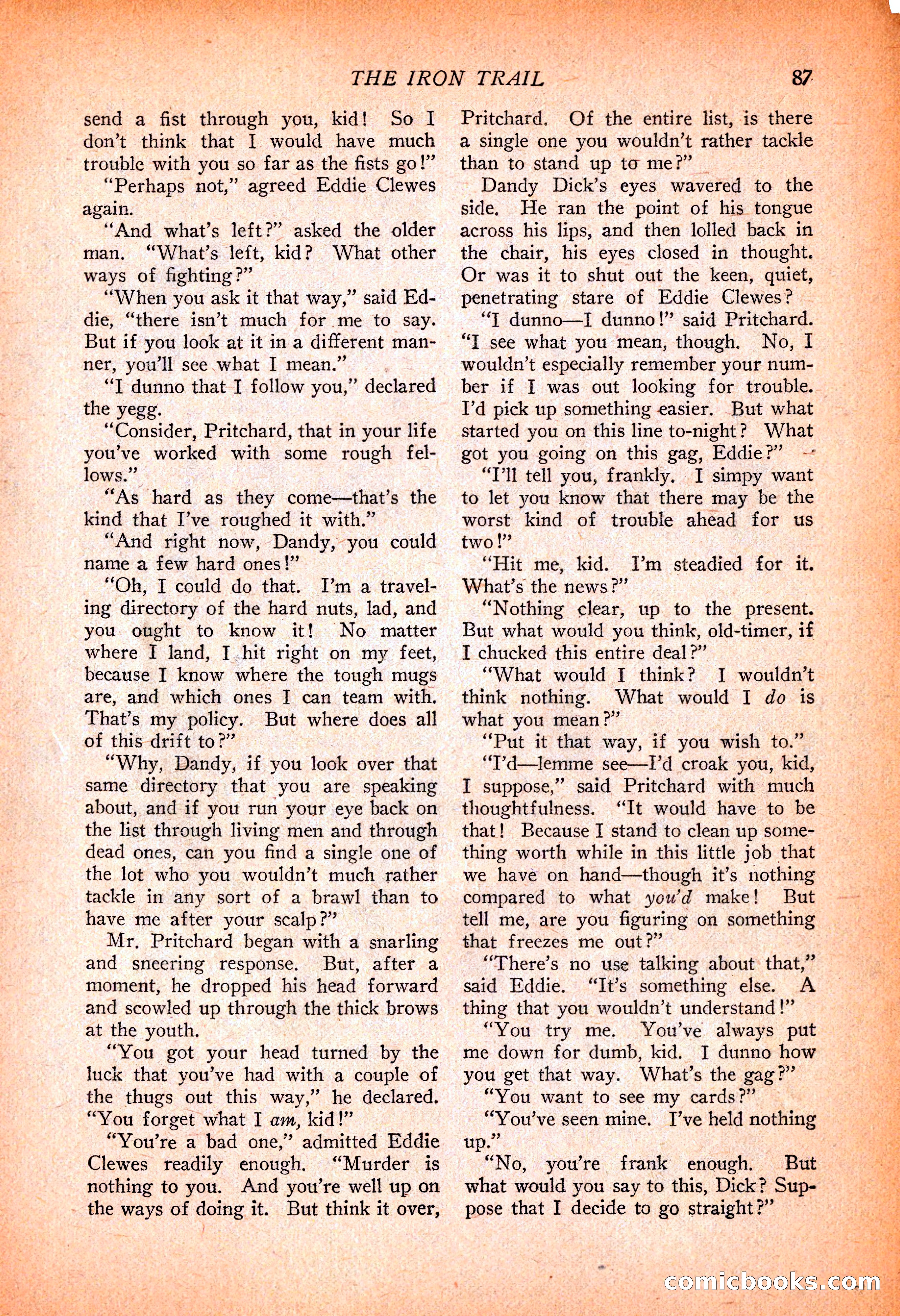 Western Story Magazine, November 13, 1926 — page 89 of 149