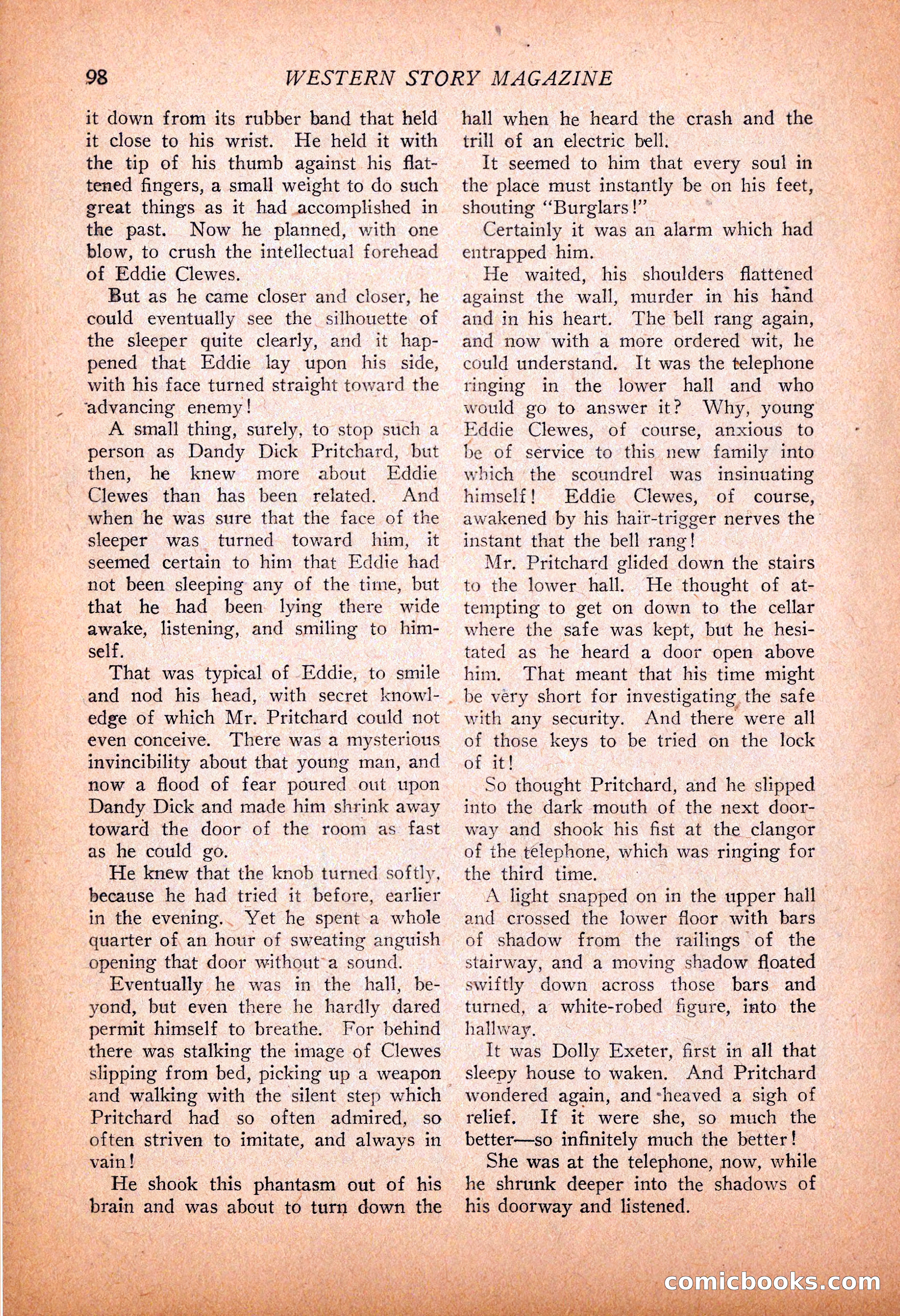 Western Story Magazine, November 13, 1926 — page 100 of 149