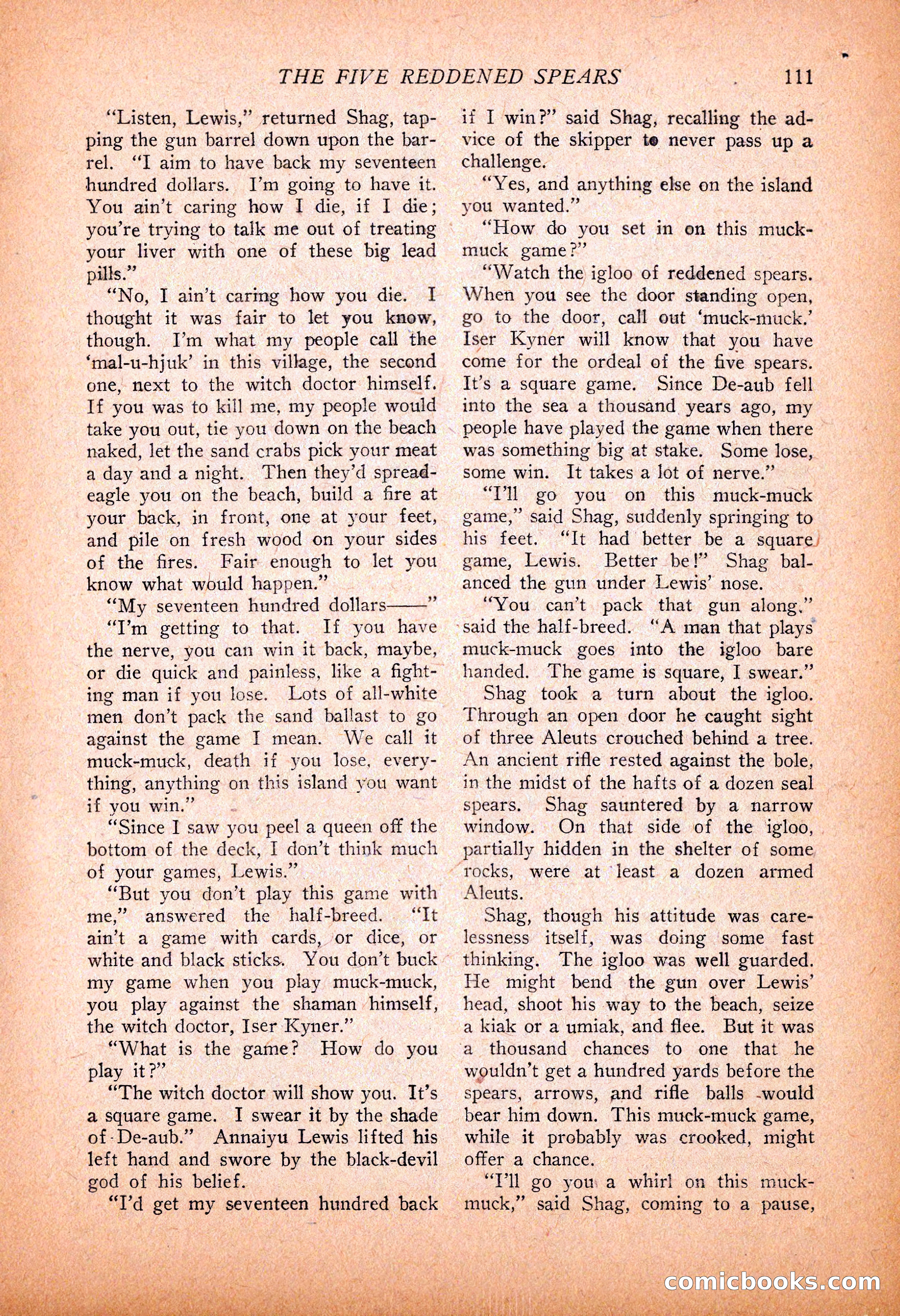 Western Story Magazine, November 13, 1926 — page 113 of 149