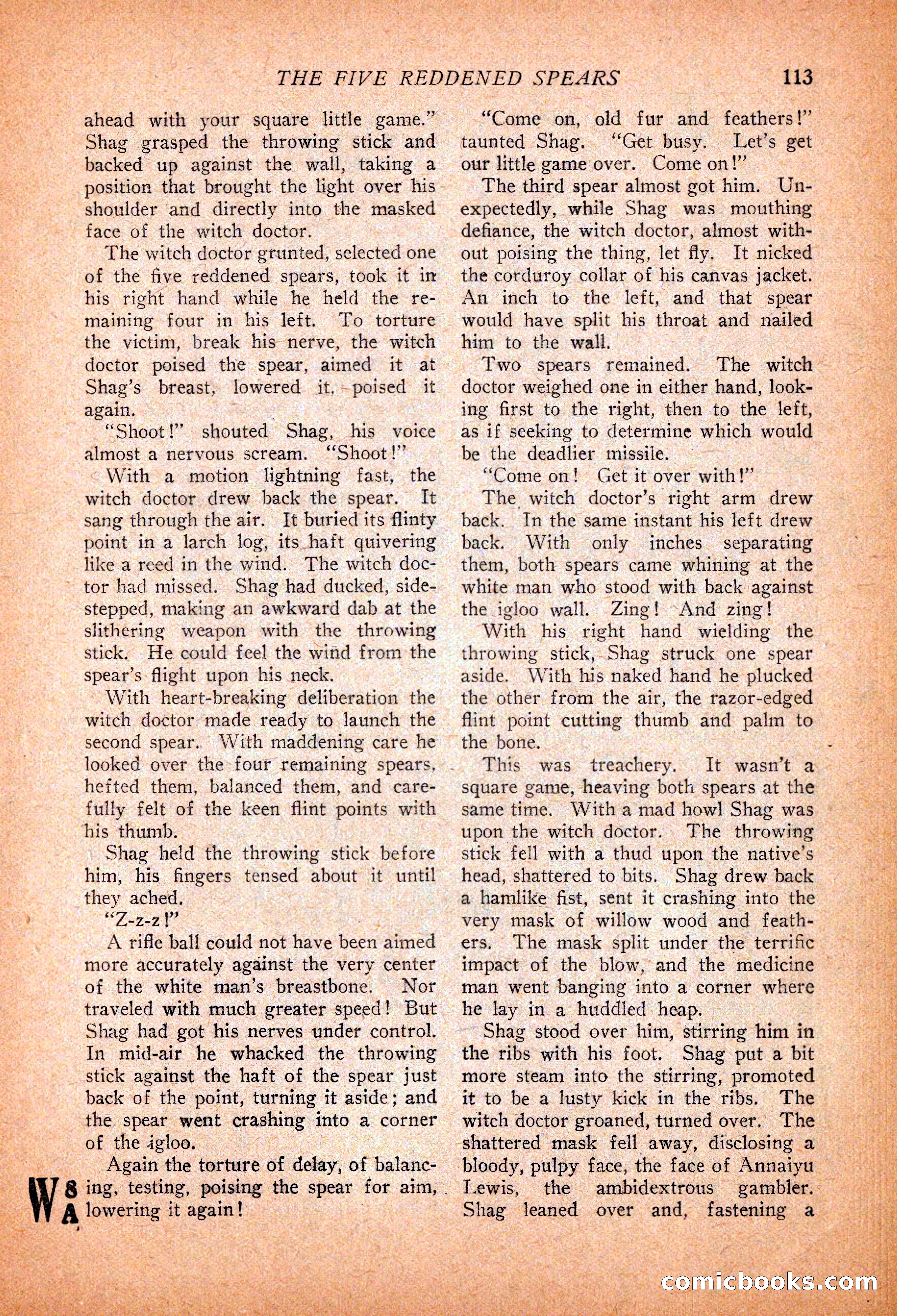 Western Story Magazine, November 13, 1926 — page 115 of 149