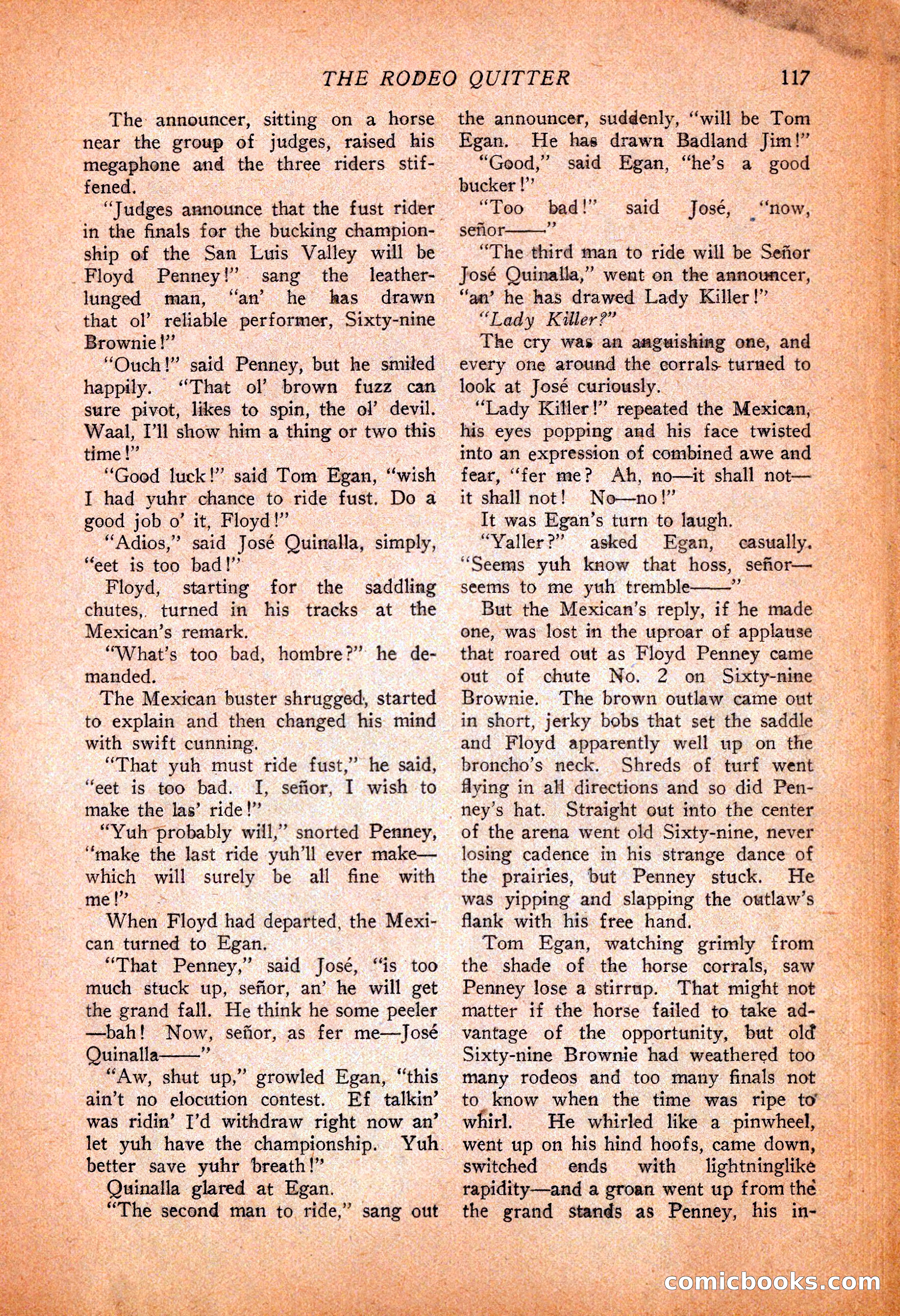 Western Story Magazine, November 13, 1926 — page 119 of 149