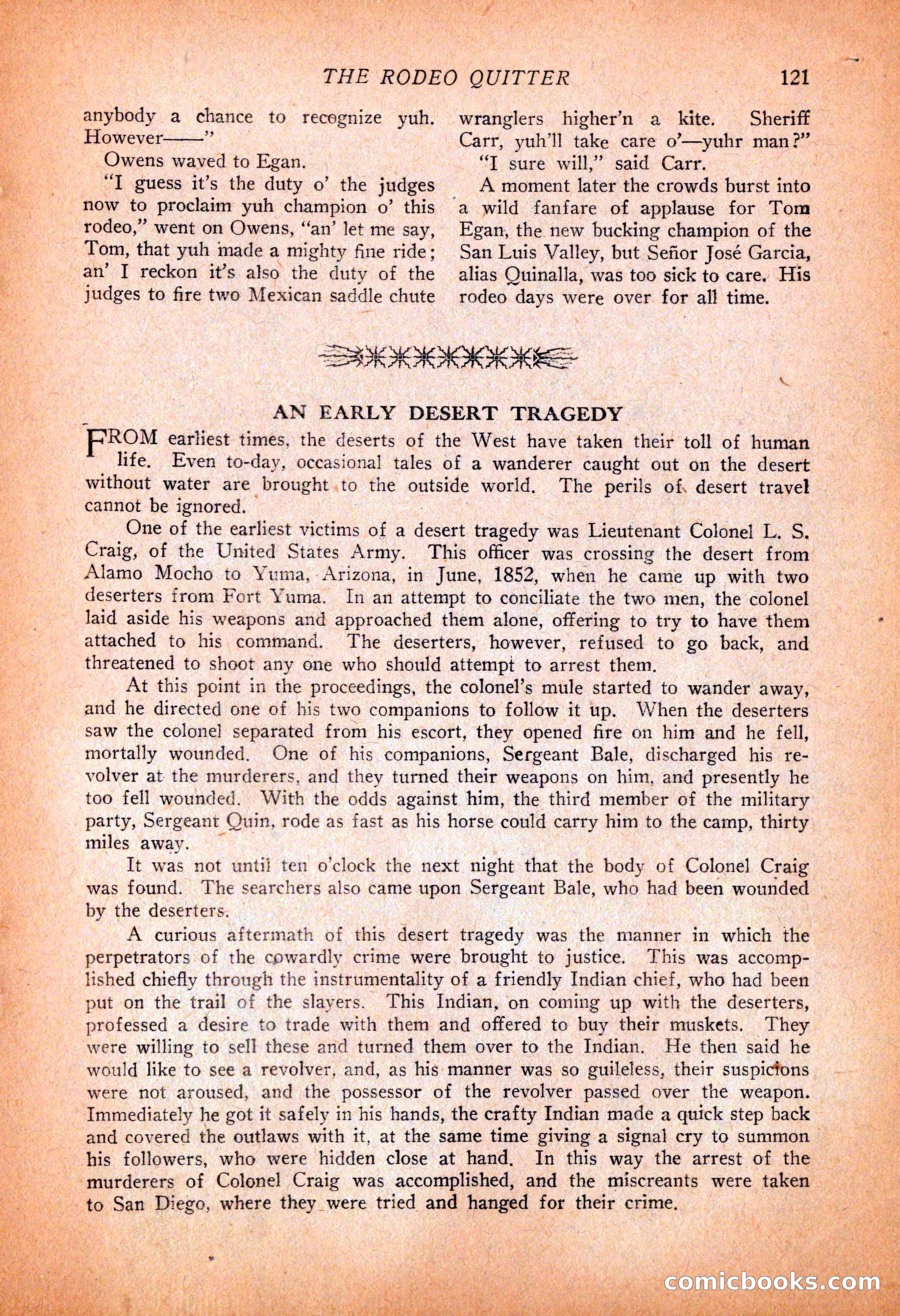 Western Story Magazine, November 13, 1926 — page 123 of 149