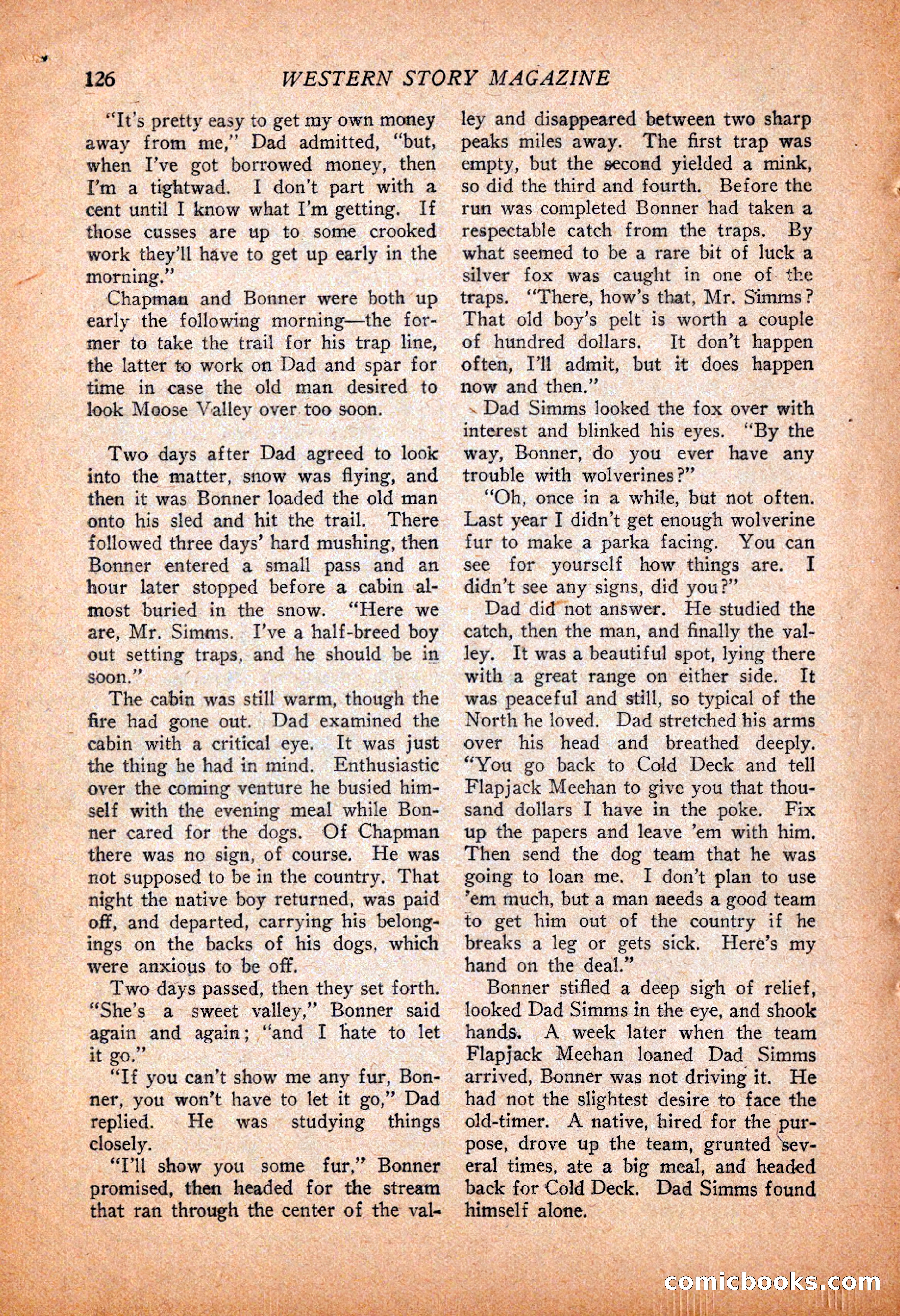 Western Story Magazine, November 13, 1926 — page 128 of 149