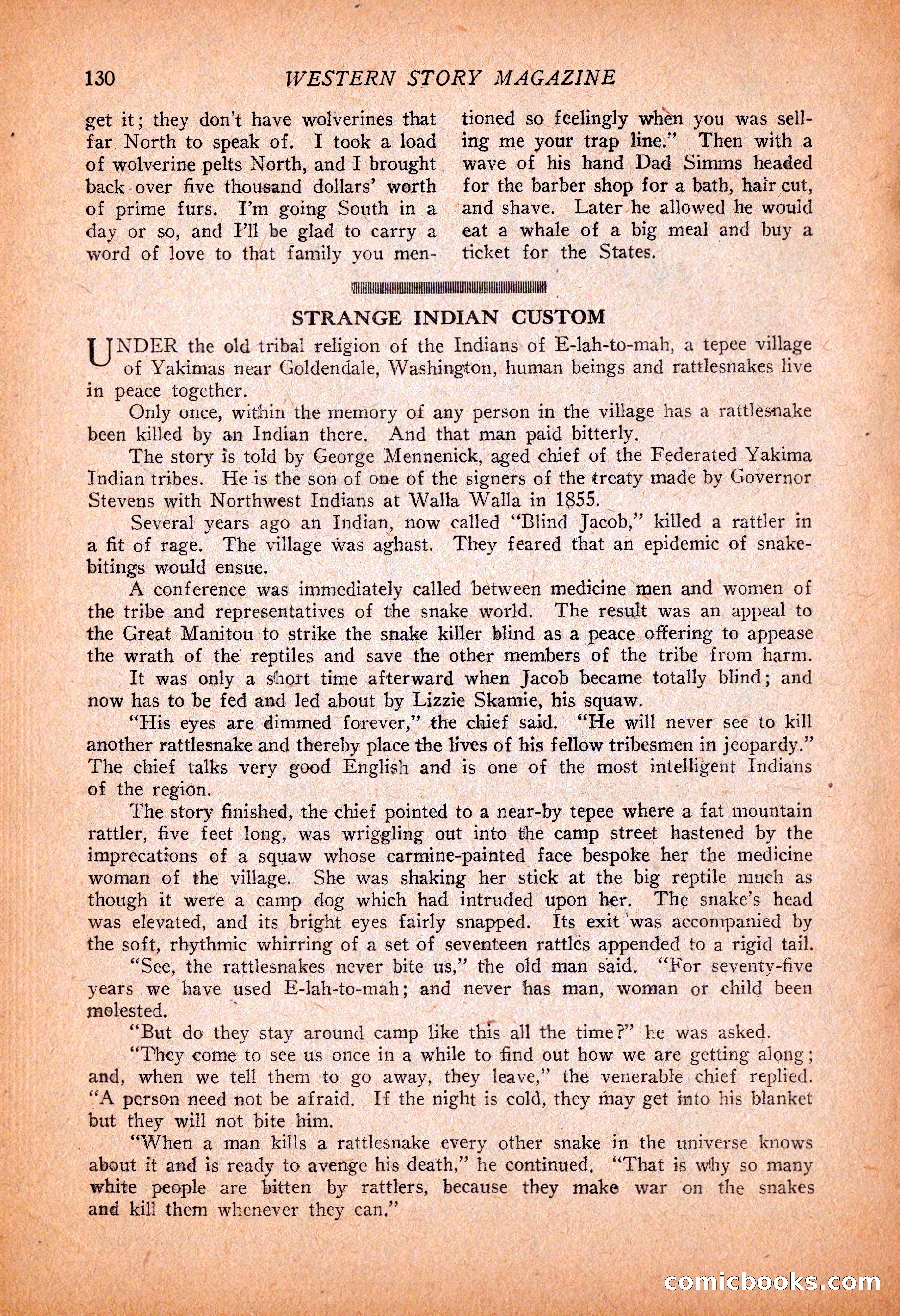 Western Story Magazine, November 13, 1926 — page 132 of 149
