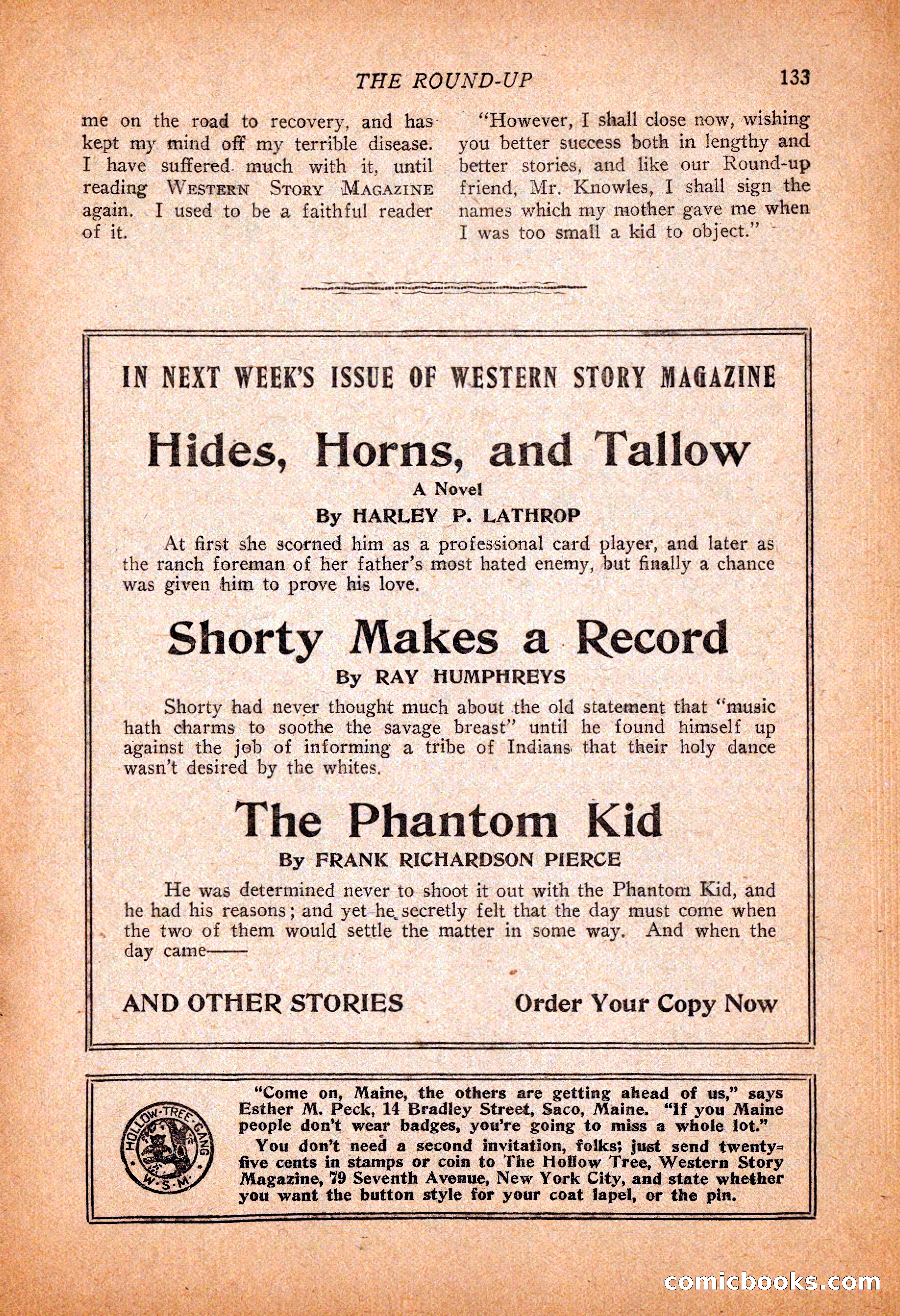 Western Story Magazine, November 13, 1926 — page 135 of 149