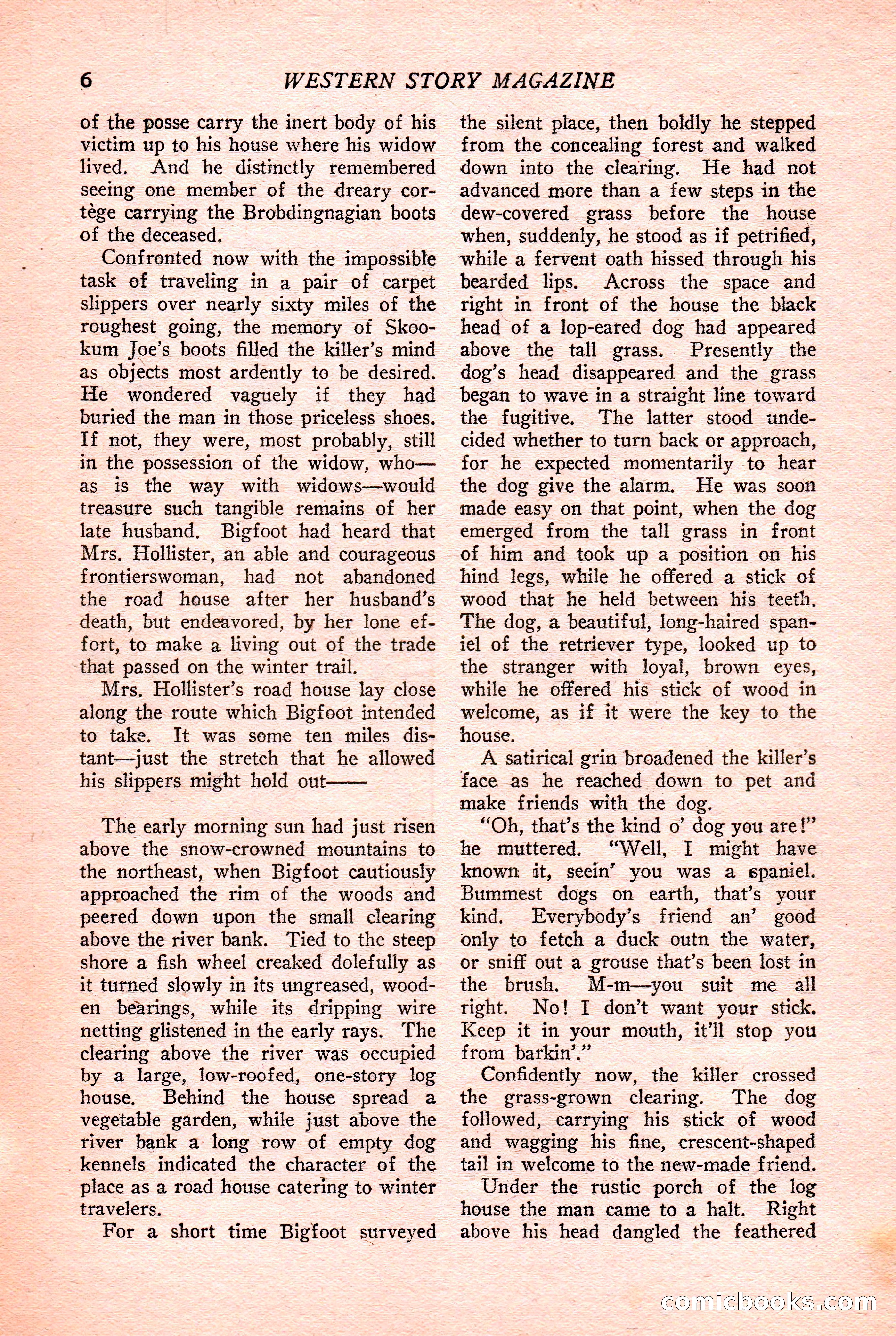 Western Story Magazine Cover — page 8 of 148