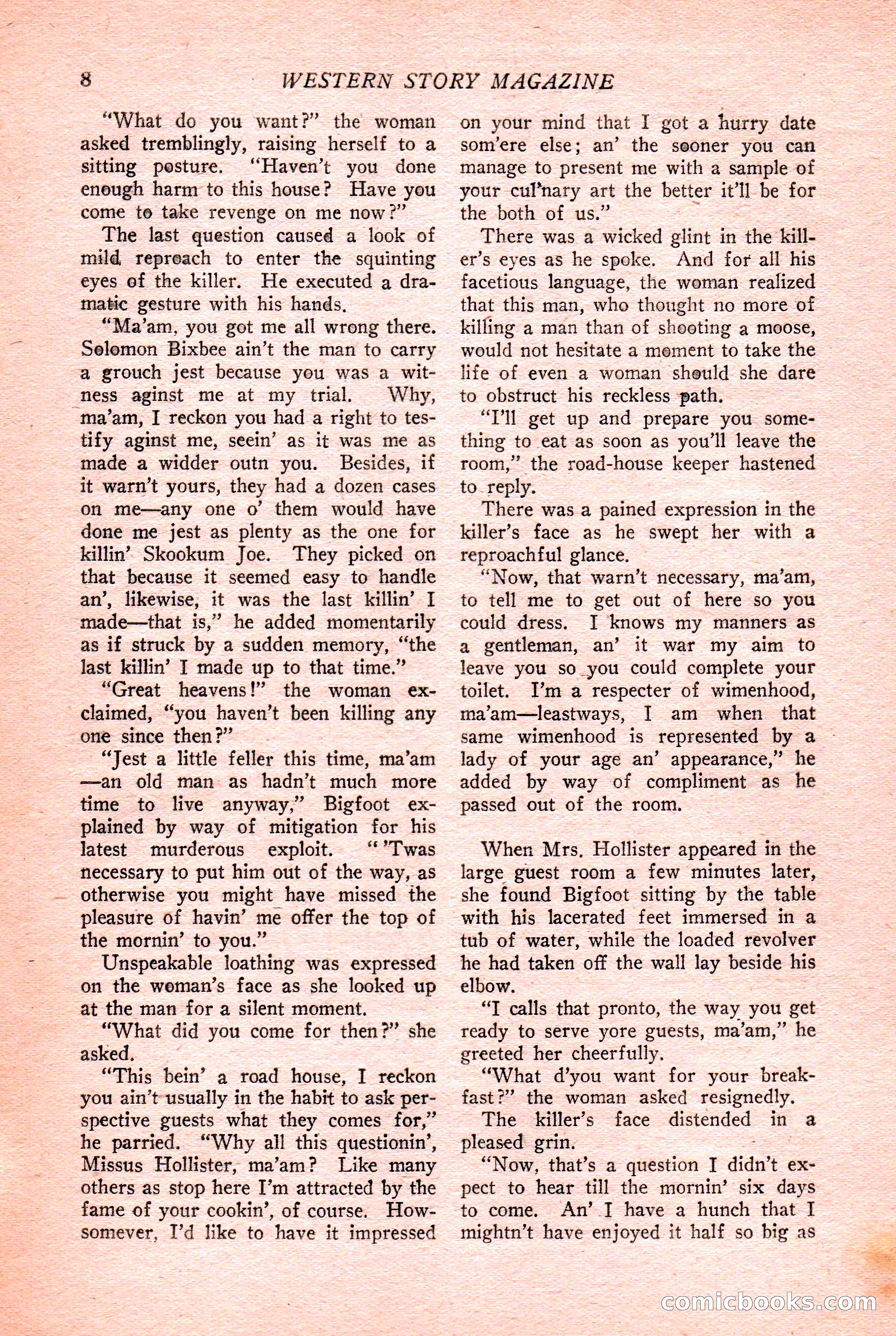 Western Story Magazine Cover — page 10 of 148