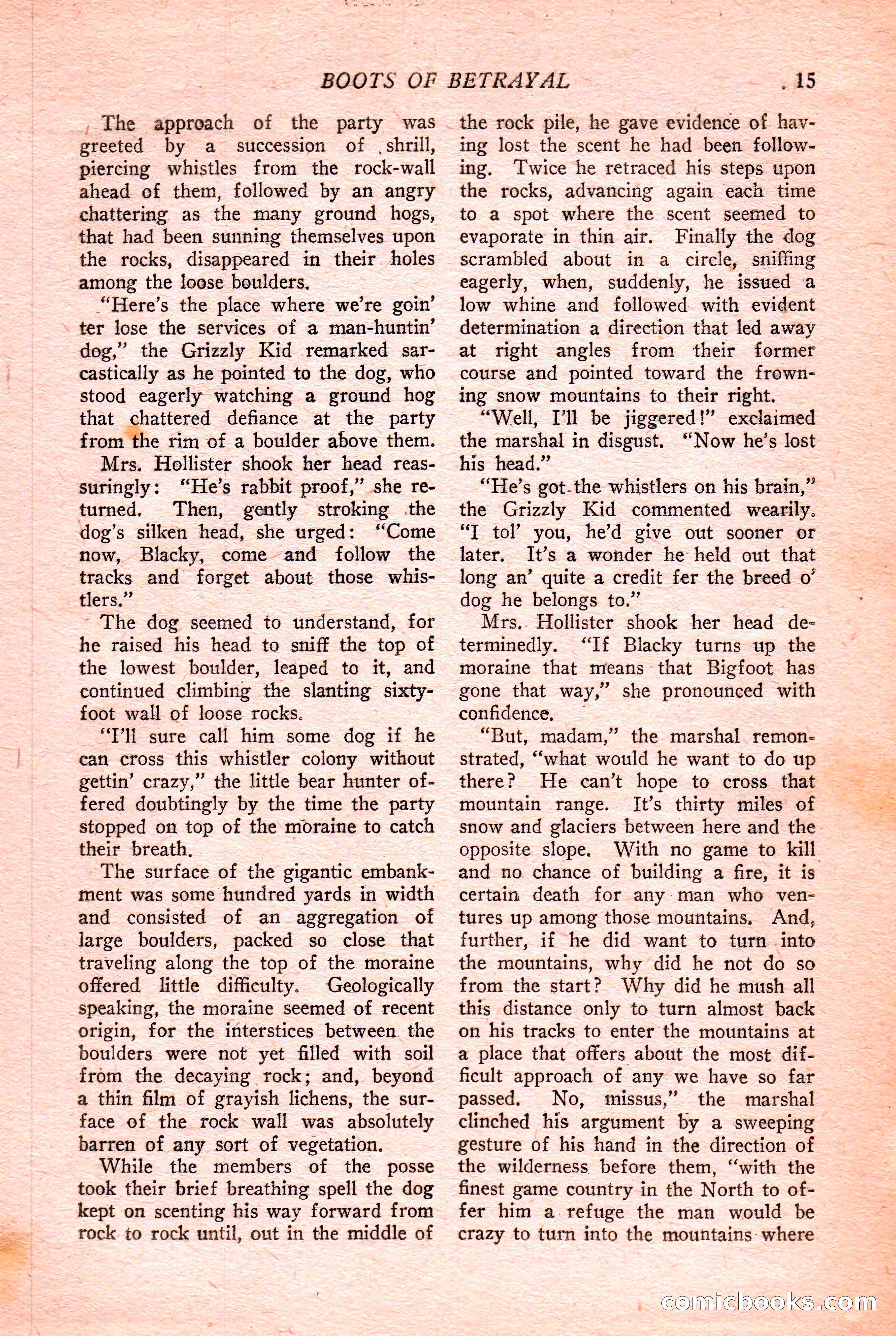 Western Story Magazine Cover — page 17 of 148