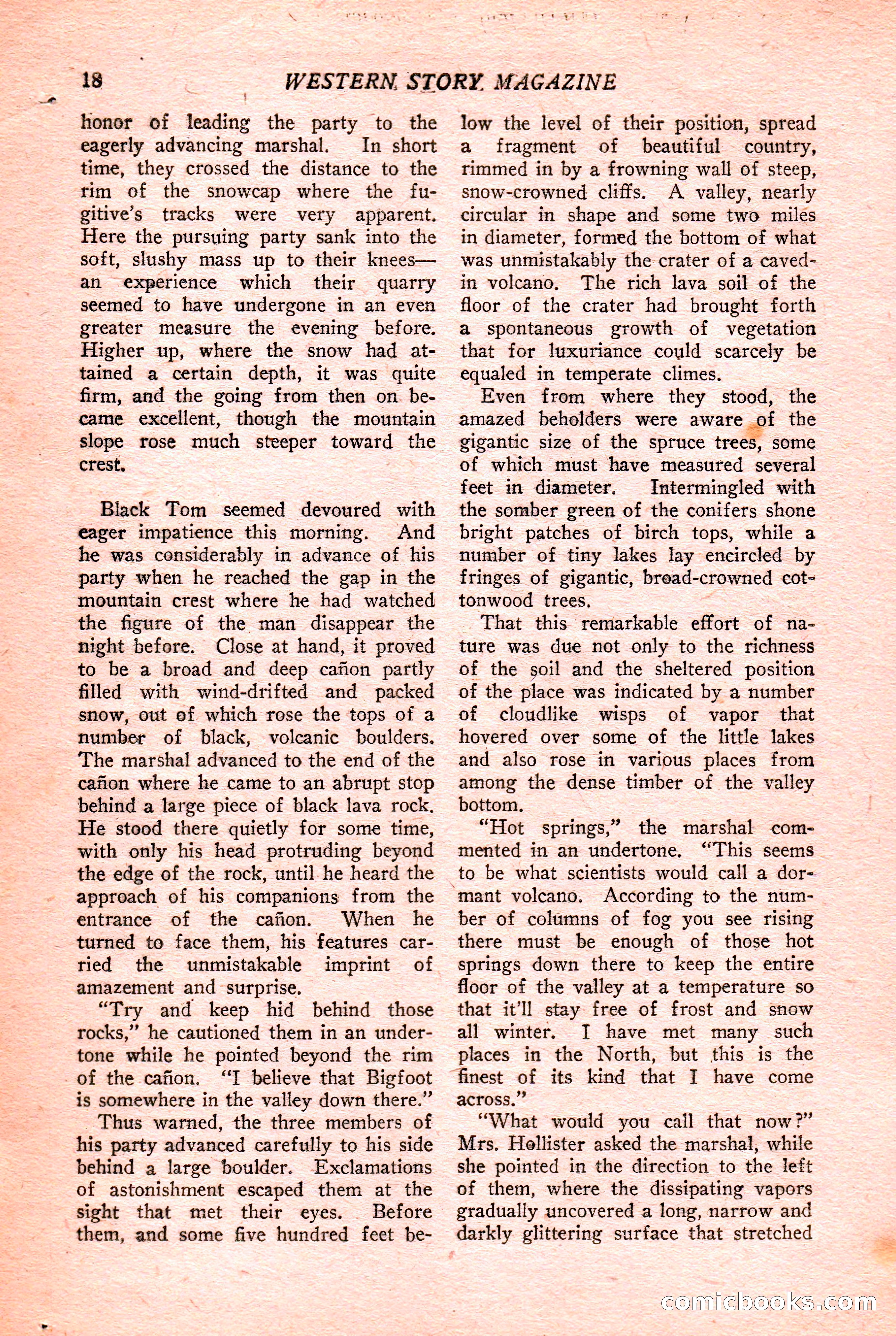Western Story Magazine Cover — page 20 of 148