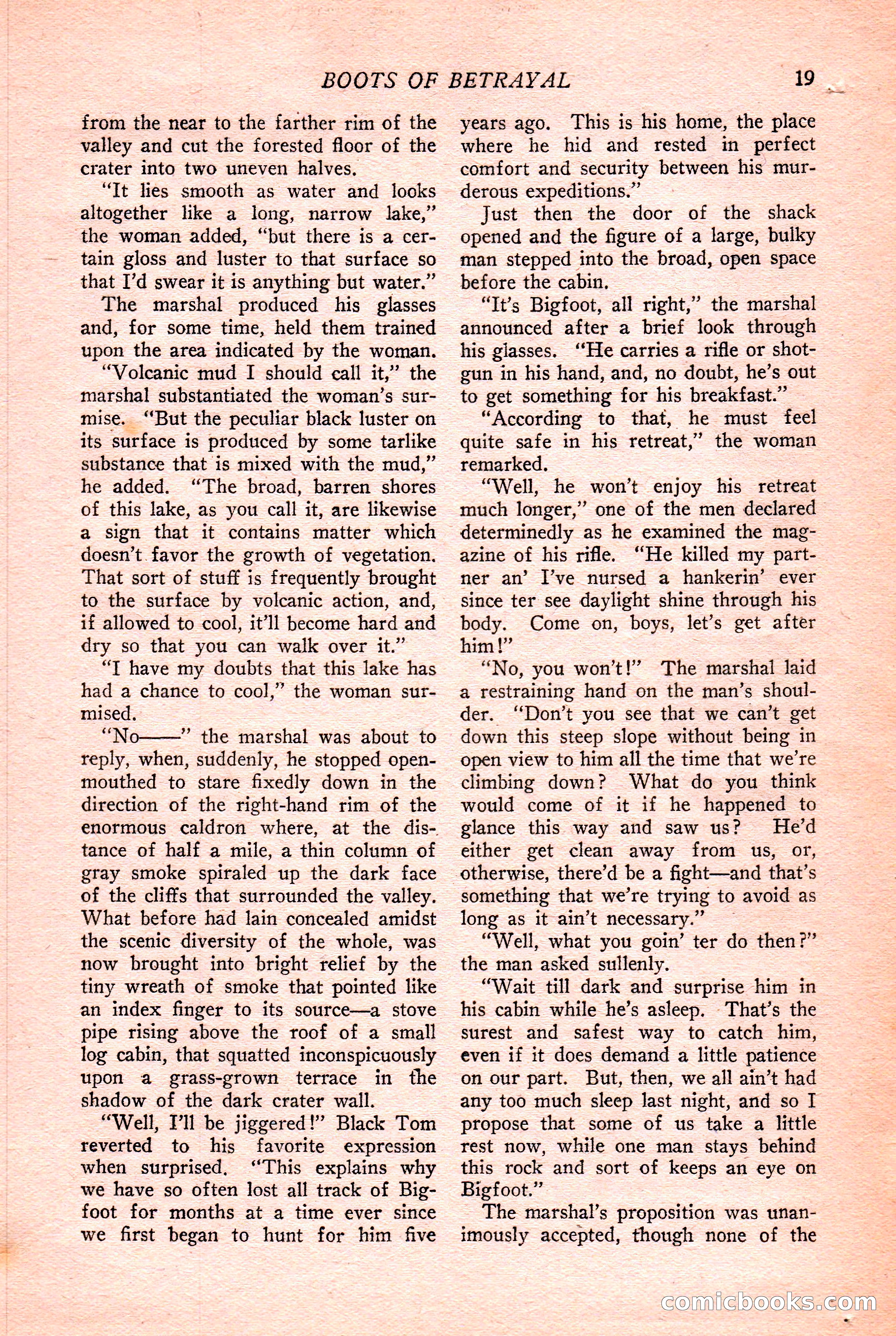 Western Story Magazine Cover — page 21 of 148