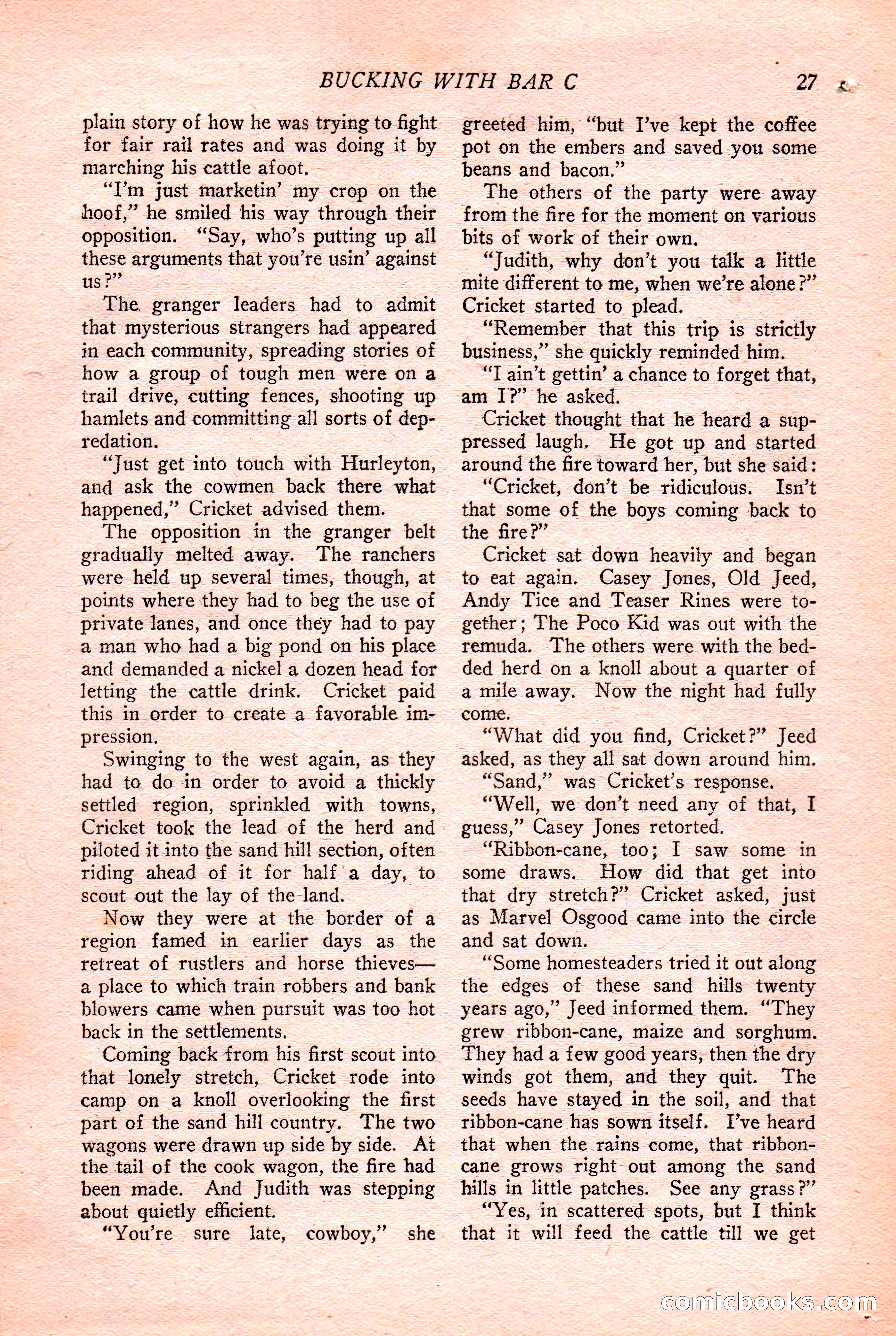Western Story Magazine Cover — page 29 of 148