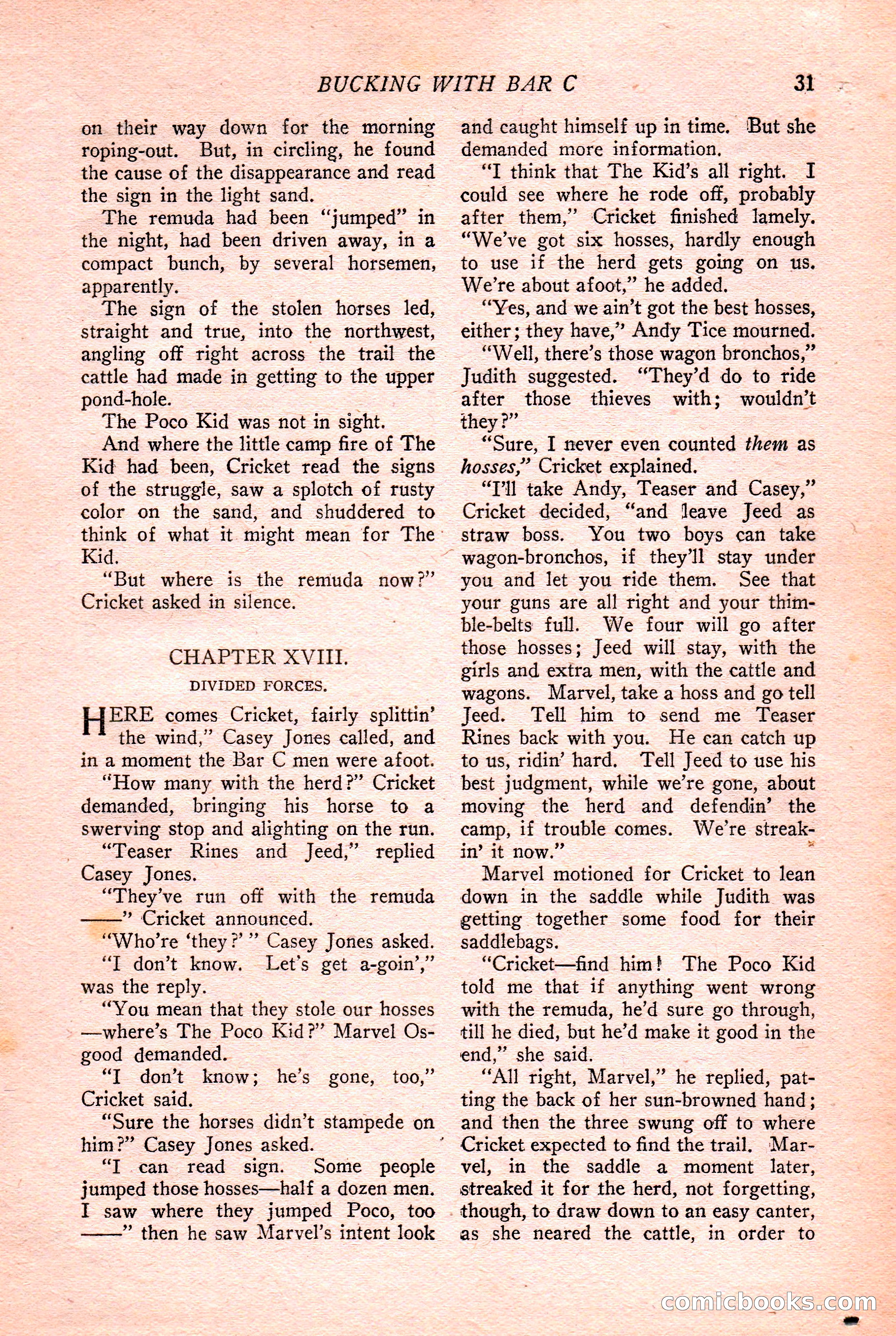 Western Story Magazine Cover — page 33 of 148