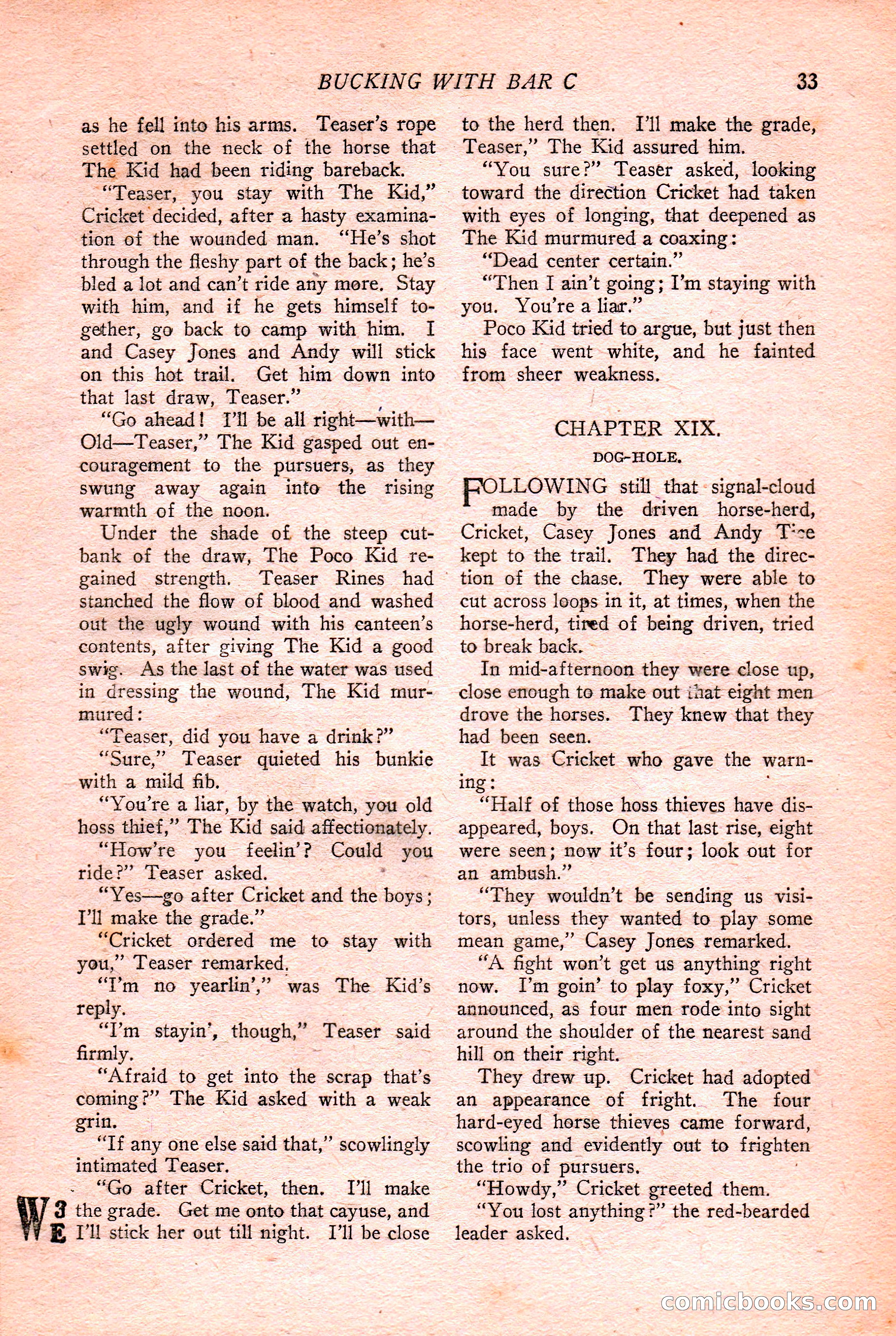 Western Story Magazine Cover — page 35 of 148