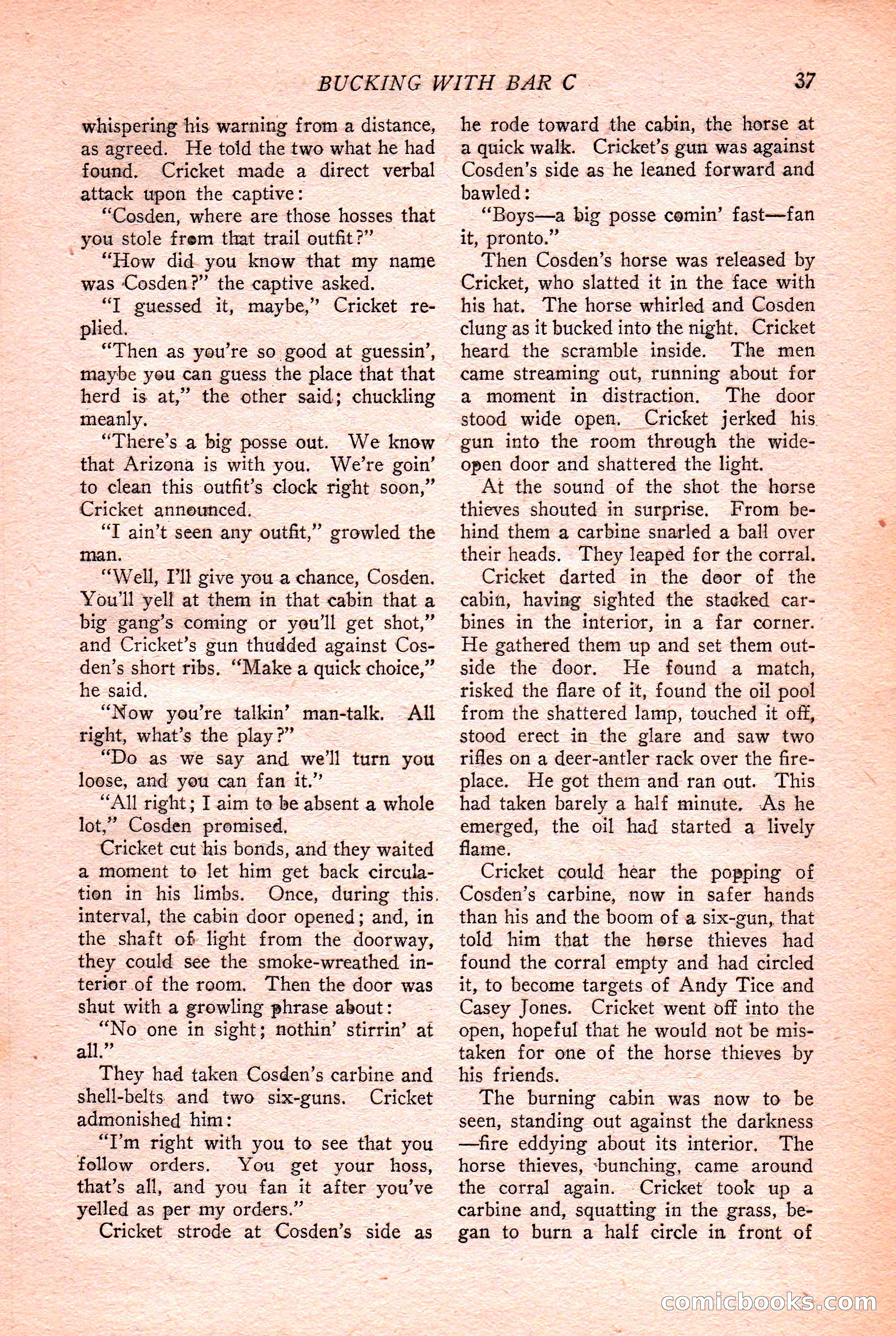 Western Story Magazine Cover — page 39 of 148