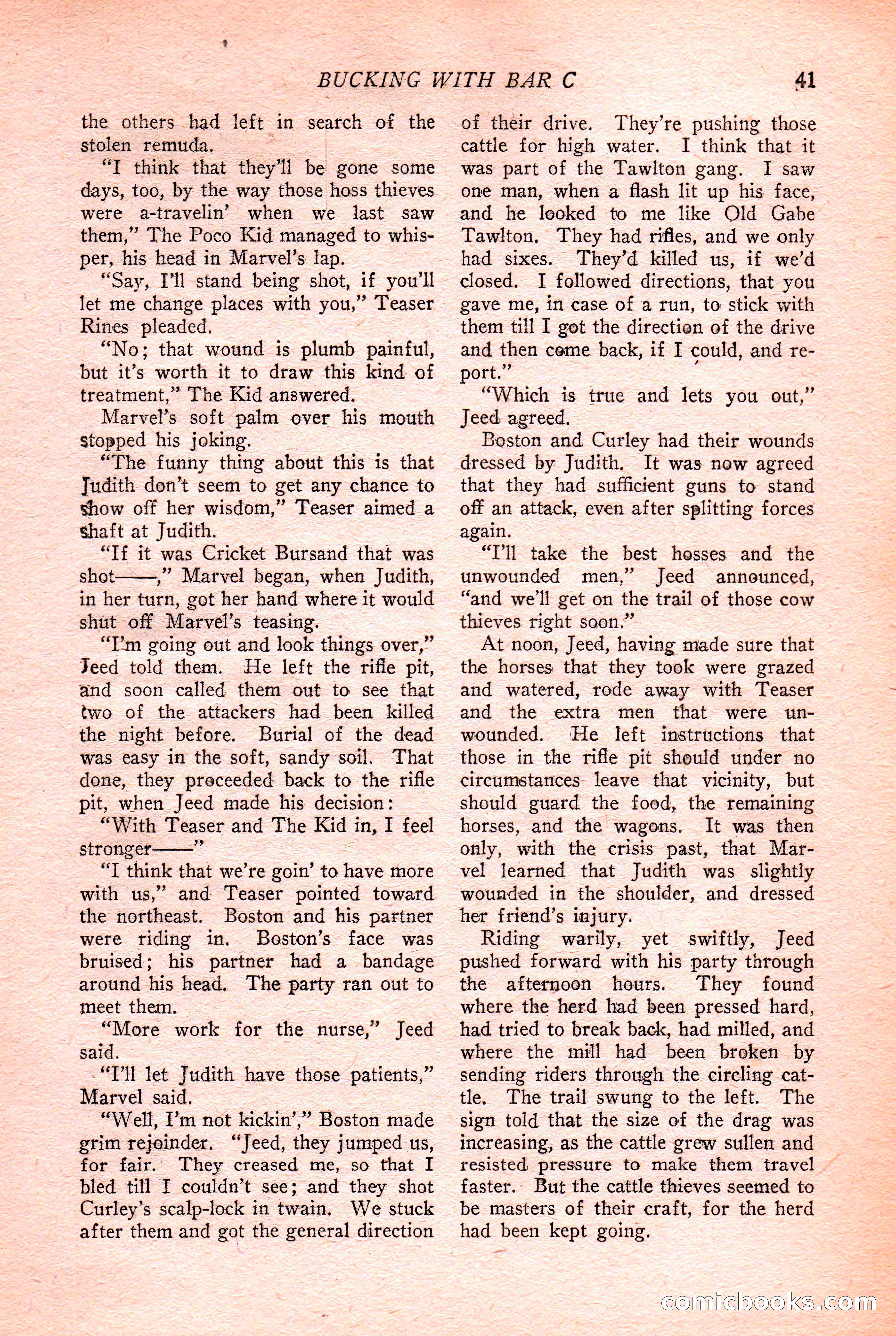 Western Story Magazine Cover — page 43 of 148