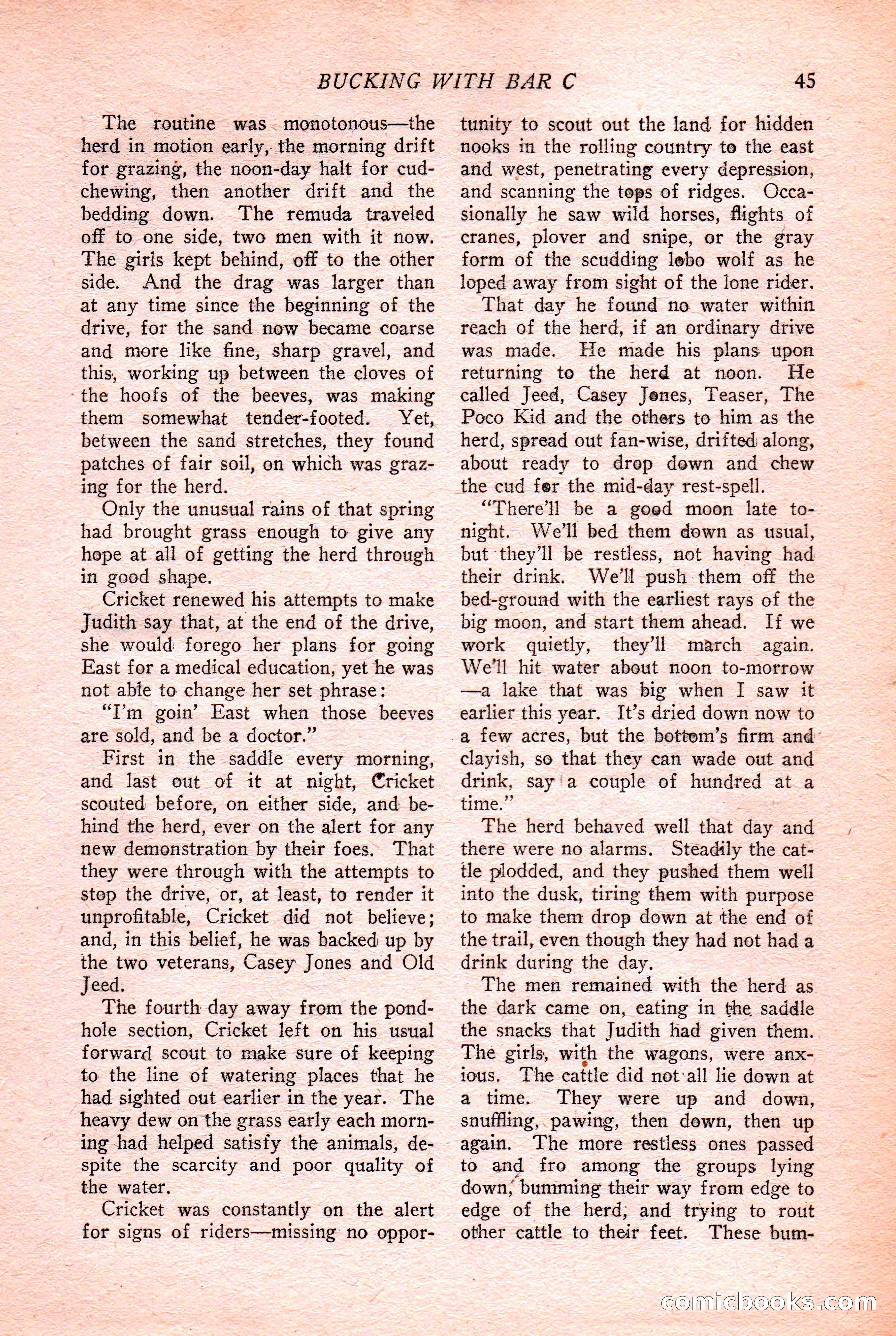 Western Story Magazine Cover — page 47 of 148