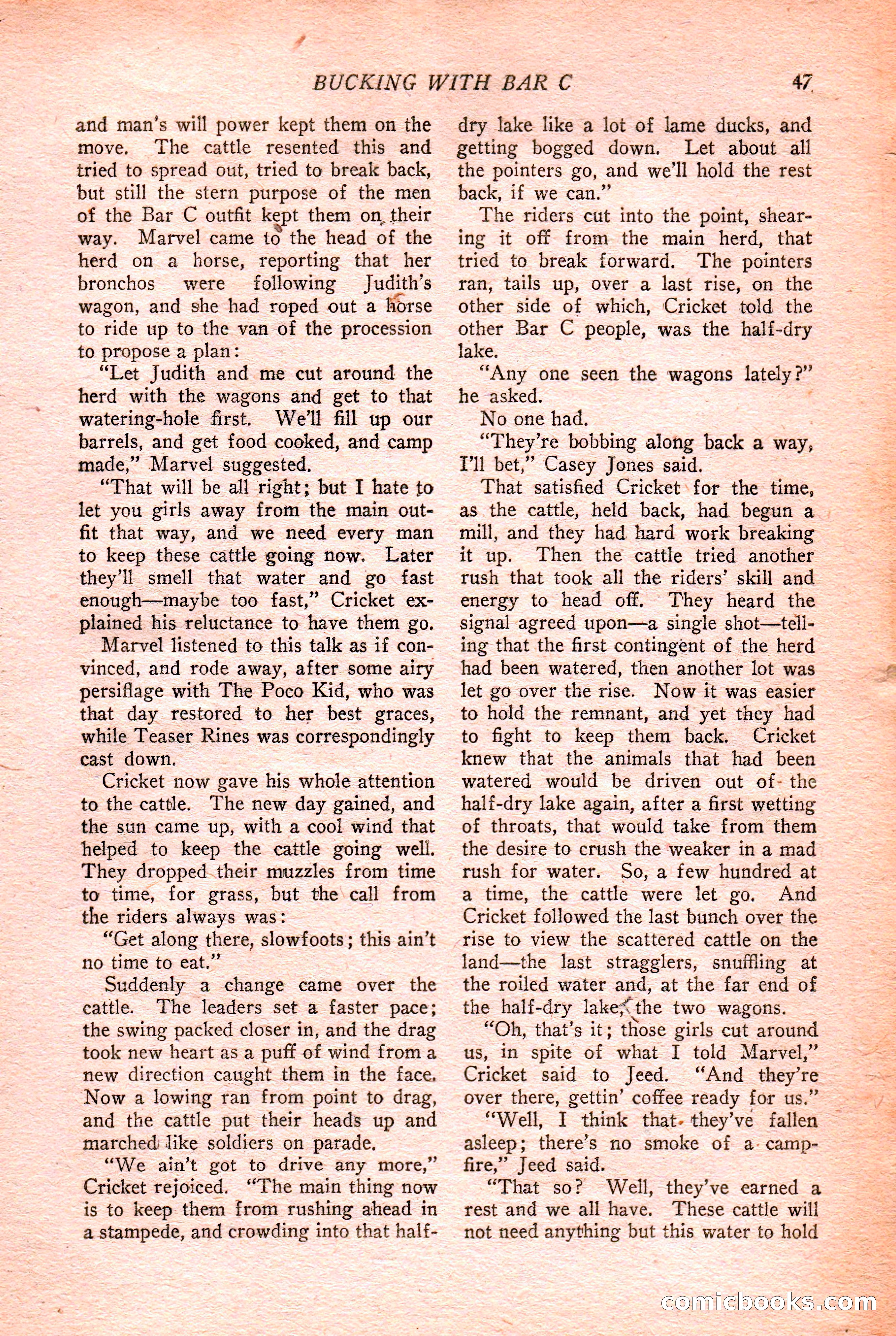 Western Story Magazine Cover — page 49 of 148