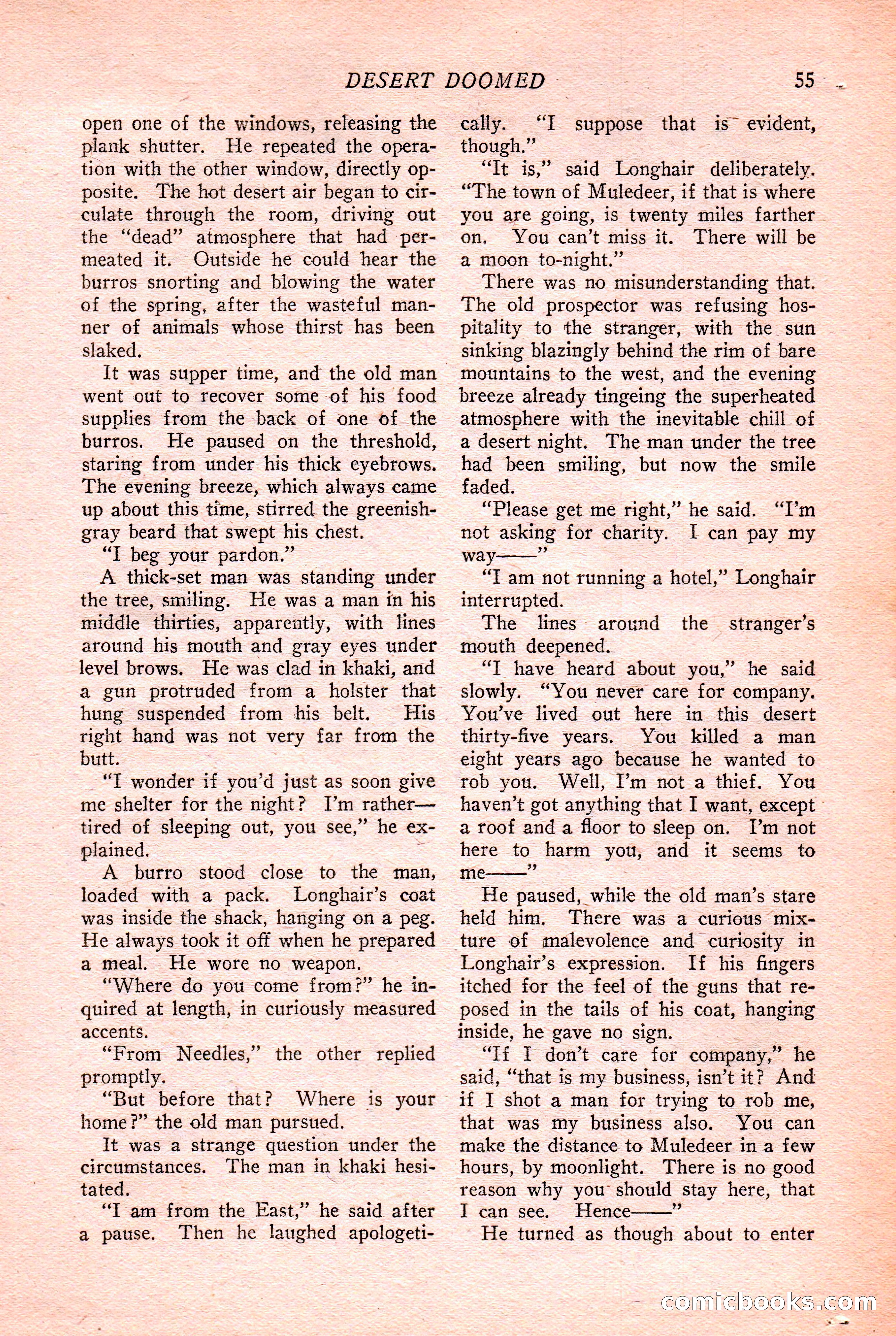 Western Story Magazine Cover — page 57 of 148