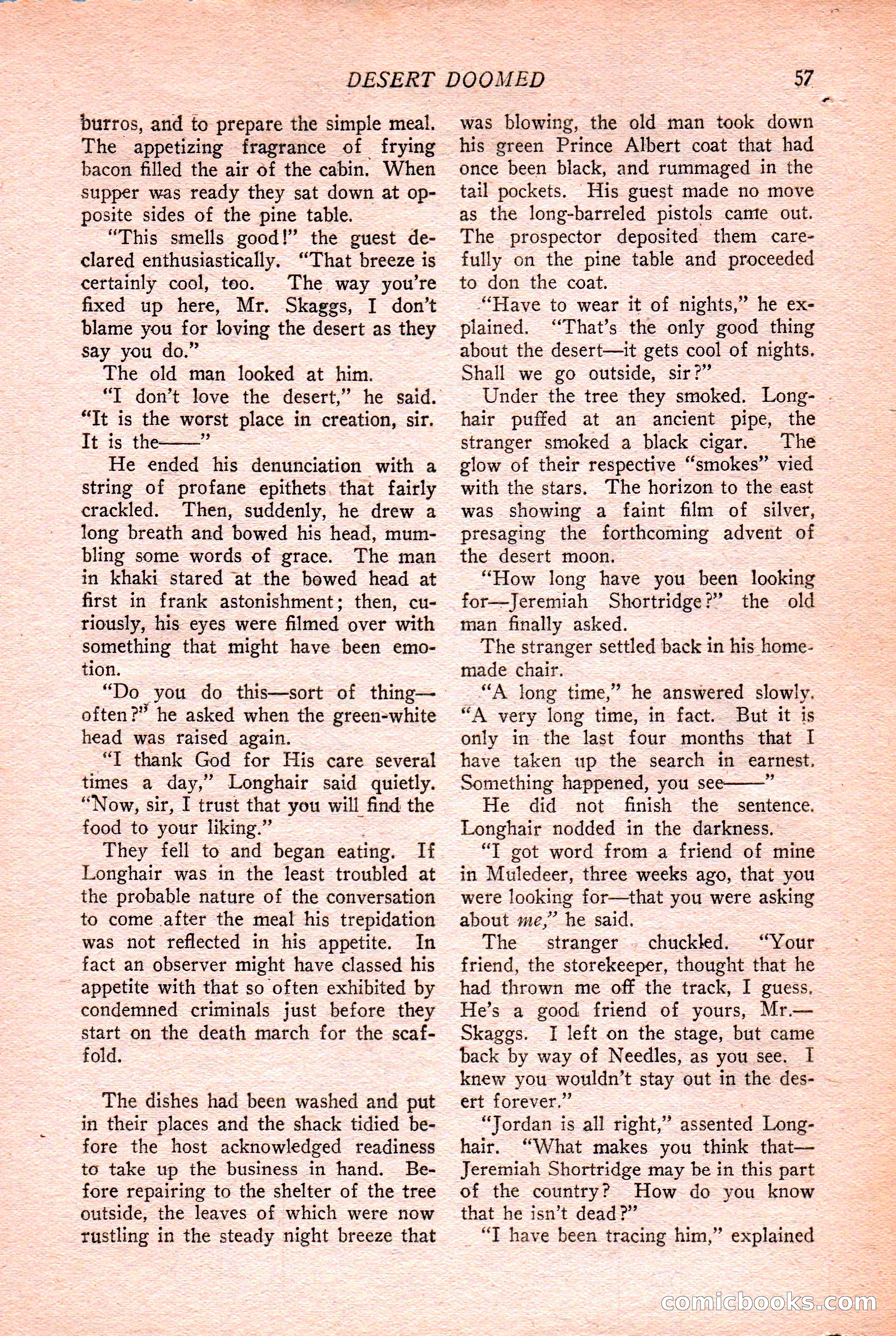 Western Story Magazine Cover — page 59 of 148