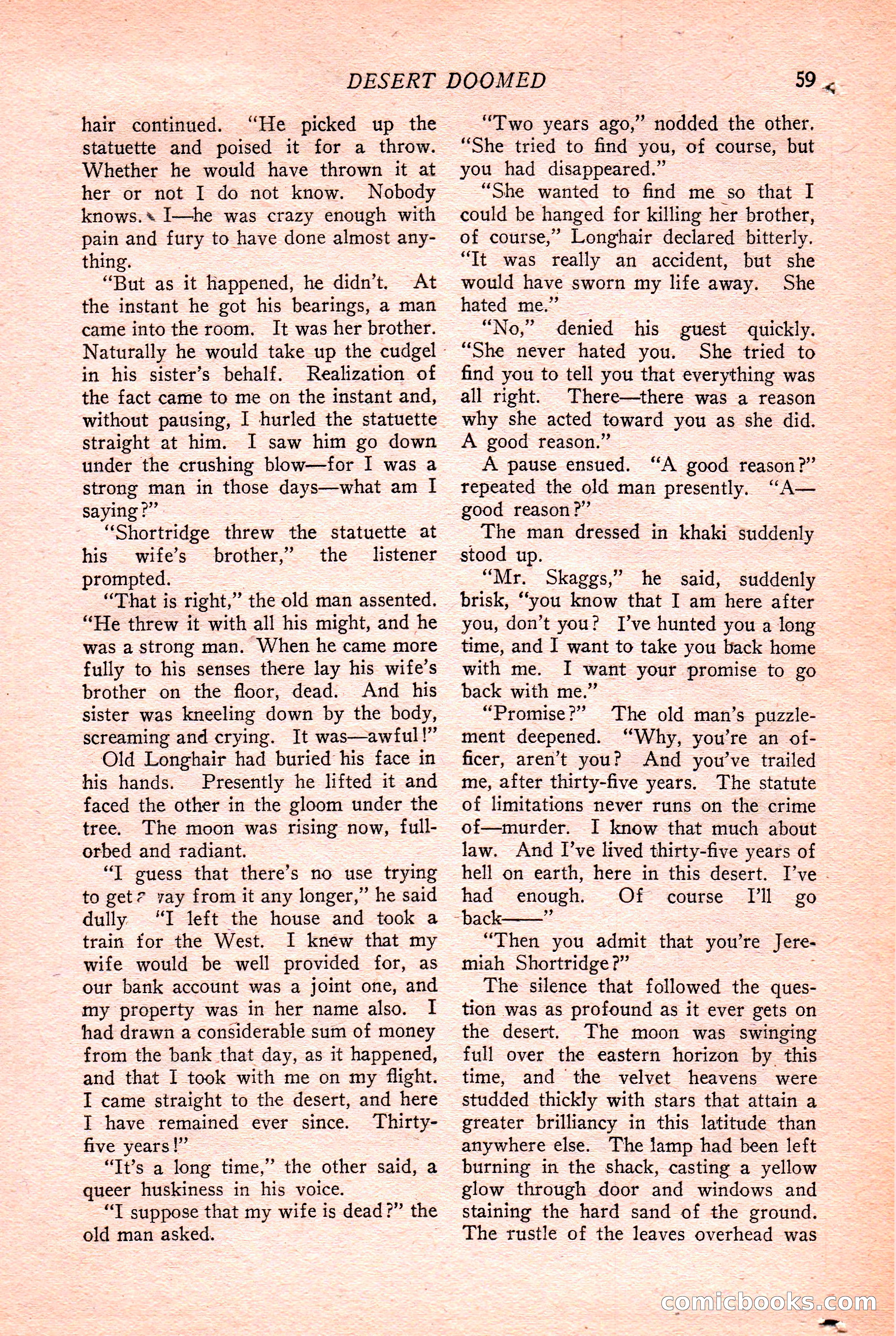 Western Story Magazine Cover — page 61 of 148