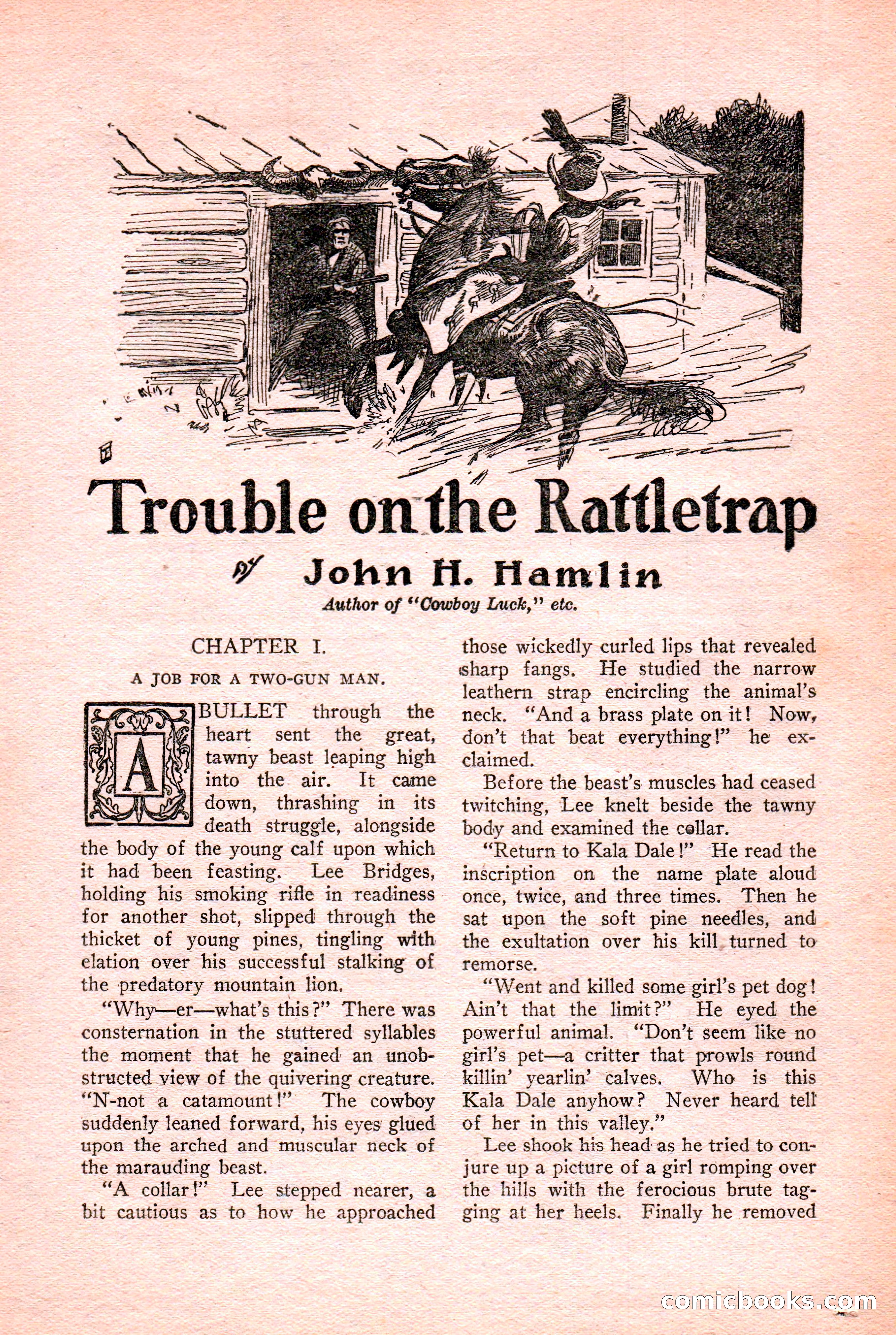 Western Story Magazine Cover — page 63 of 148