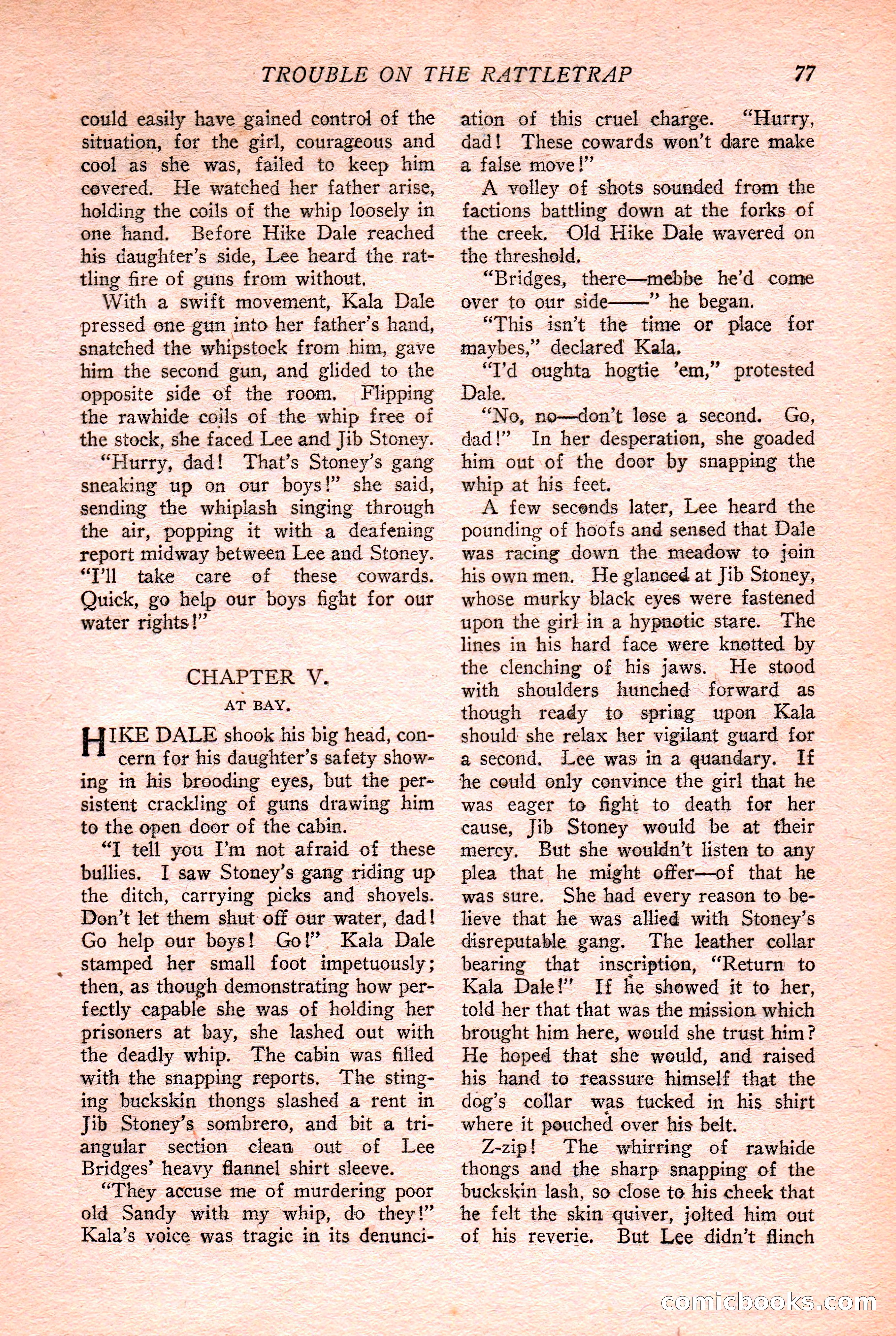 Western Story Magazine Cover — page 79 of 148