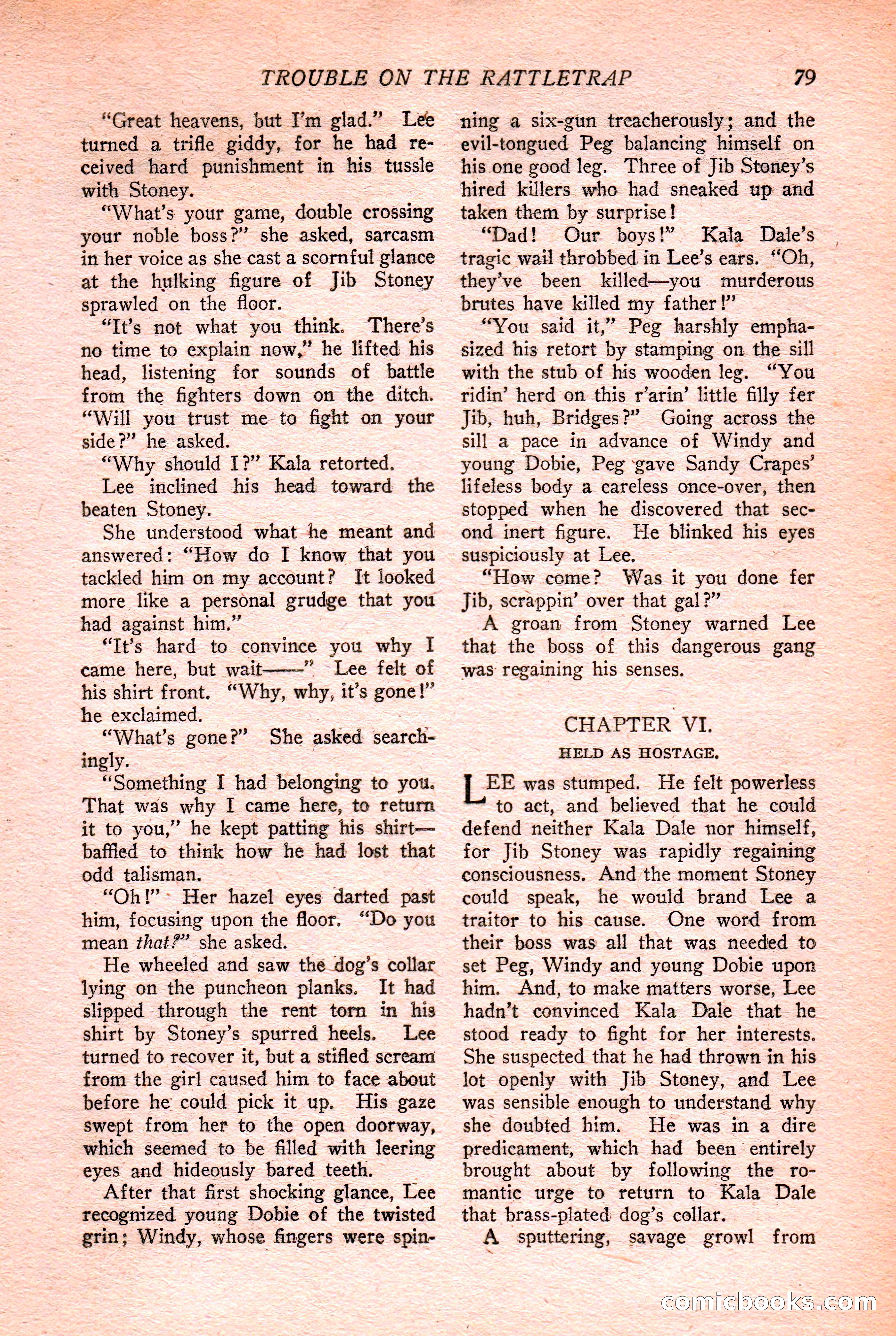 Western Story Magazine Cover — page 81 of 148