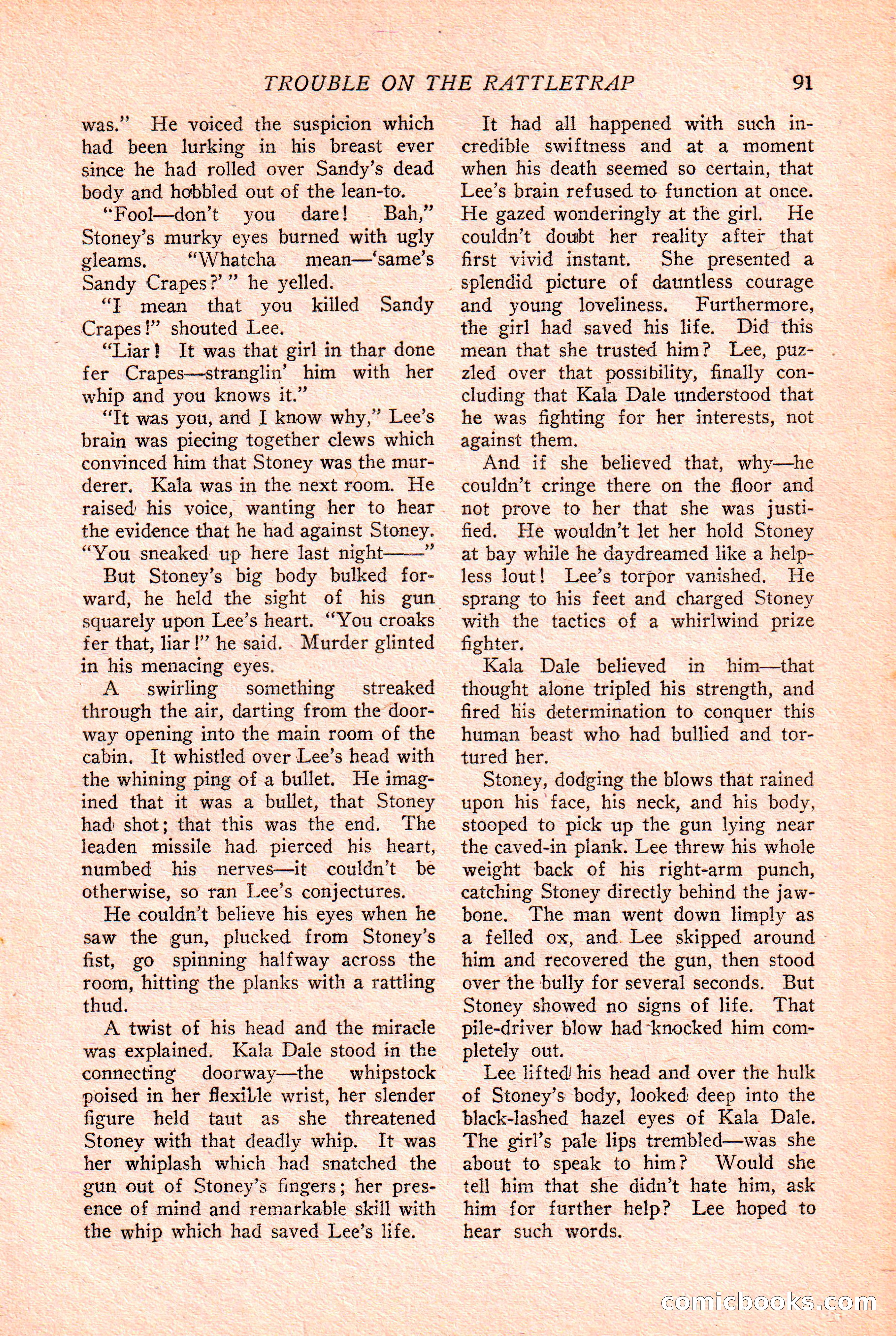 Western Story Magazine Cover — page 93 of 148
